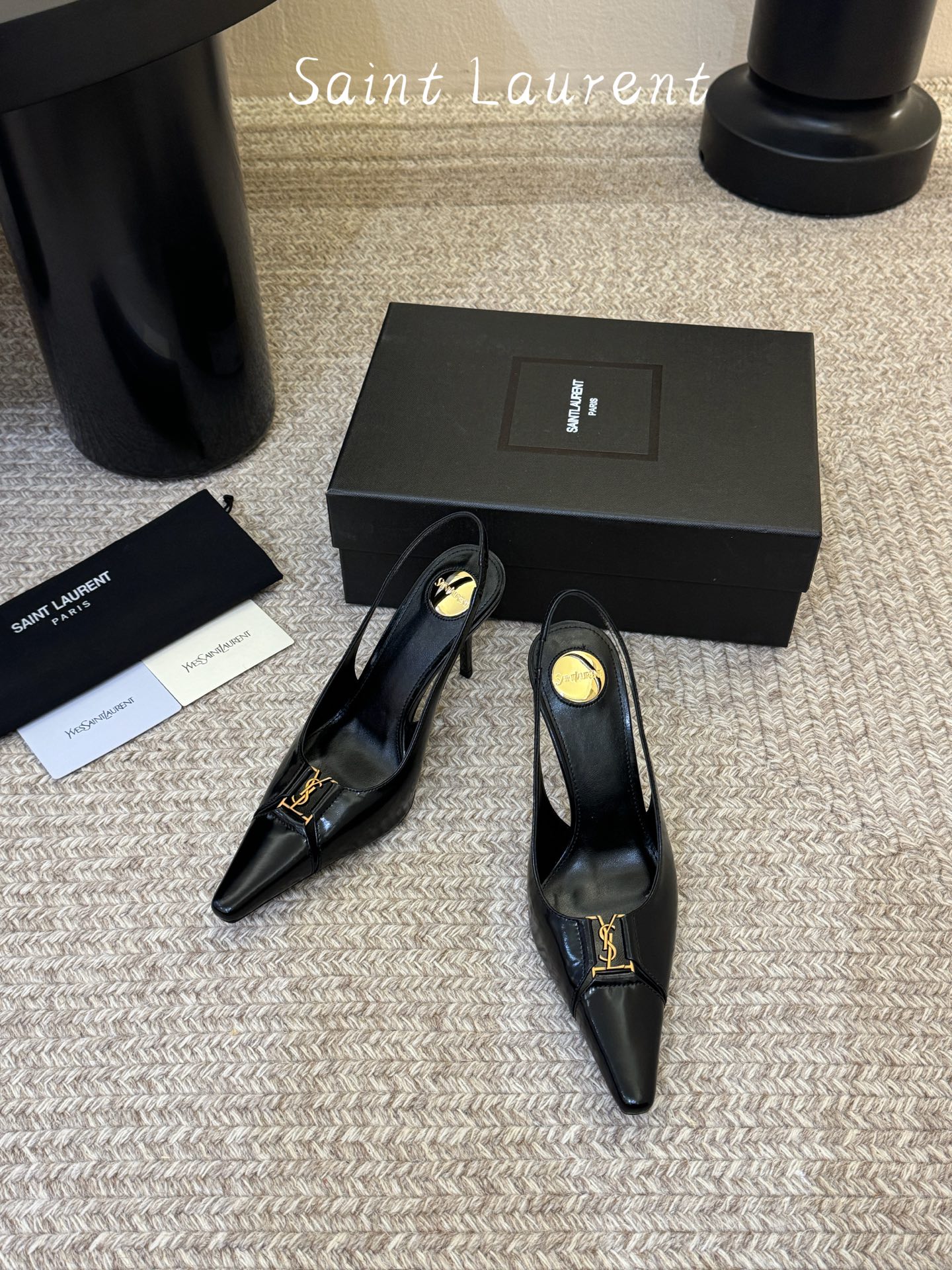 saint laurent 26ss ysl 尖头后空高跟鞋单鞋上脚特别稳，超跟脚，放心入！鞋跟是重新开