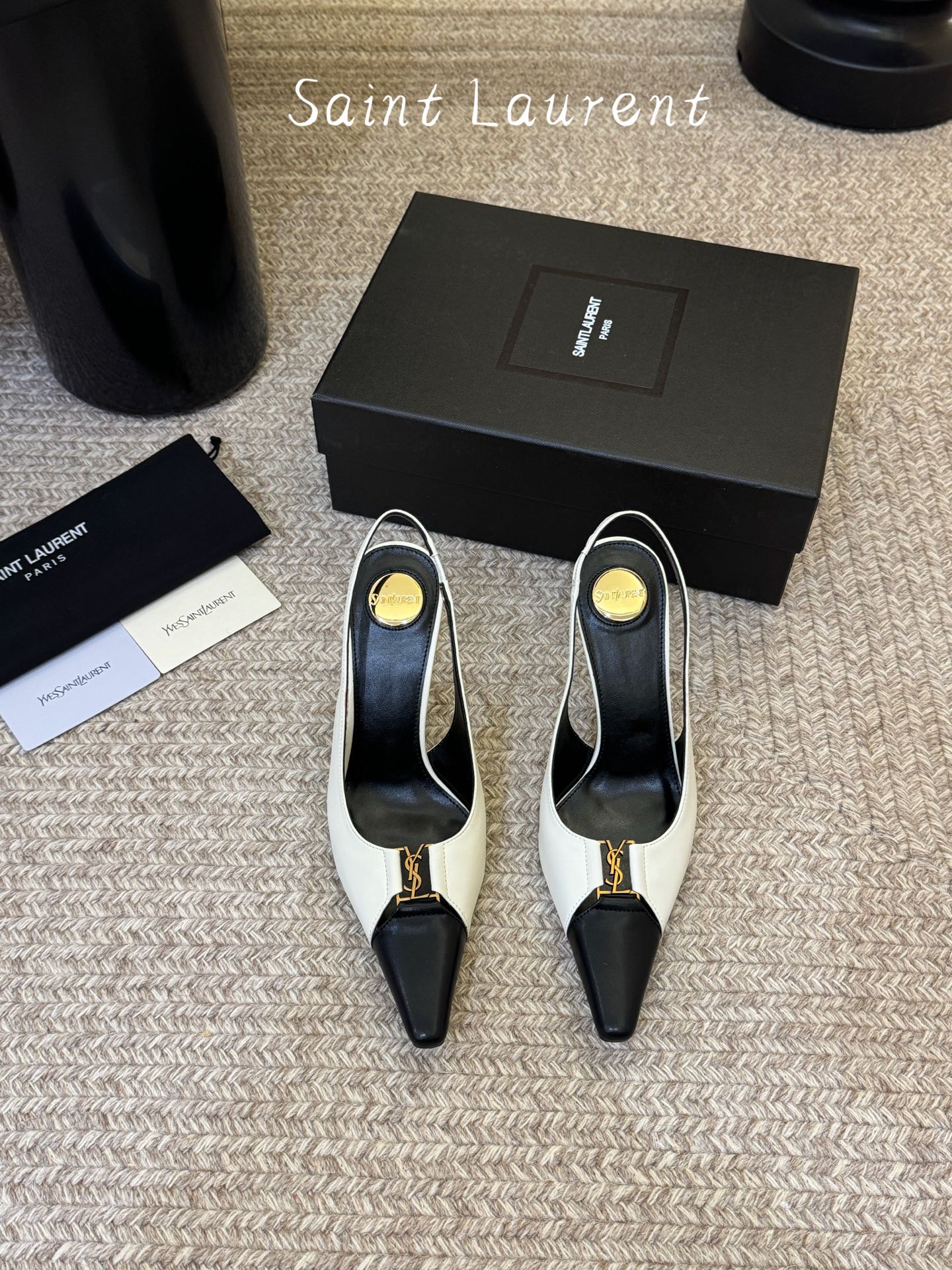 saint laurent 26ss ysl 尖头后空高跟鞋单鞋上脚特别稳，超跟脚，放心入！鞋跟是重新开