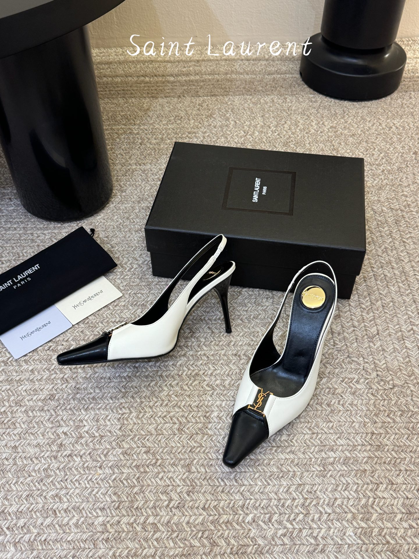 saint laurent 26ss ysl 尖头后空高跟鞋单鞋上脚特别稳，超跟脚，放心入！鞋跟是重新开