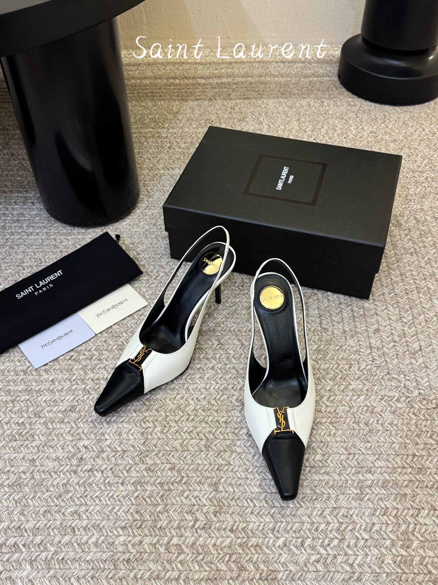 saint laurent 26ss ysl 尖头后空高跟鞋单鞋上脚特别稳，超跟脚，放心入！鞋跟是重新开