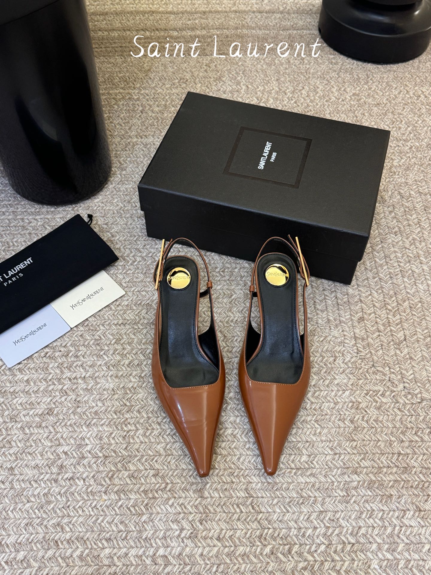 saint laurent 26ss ysl 尖头后空高跟鞋单鞋上脚特别稳，超跟脚，放心入！鞋跟是重新开