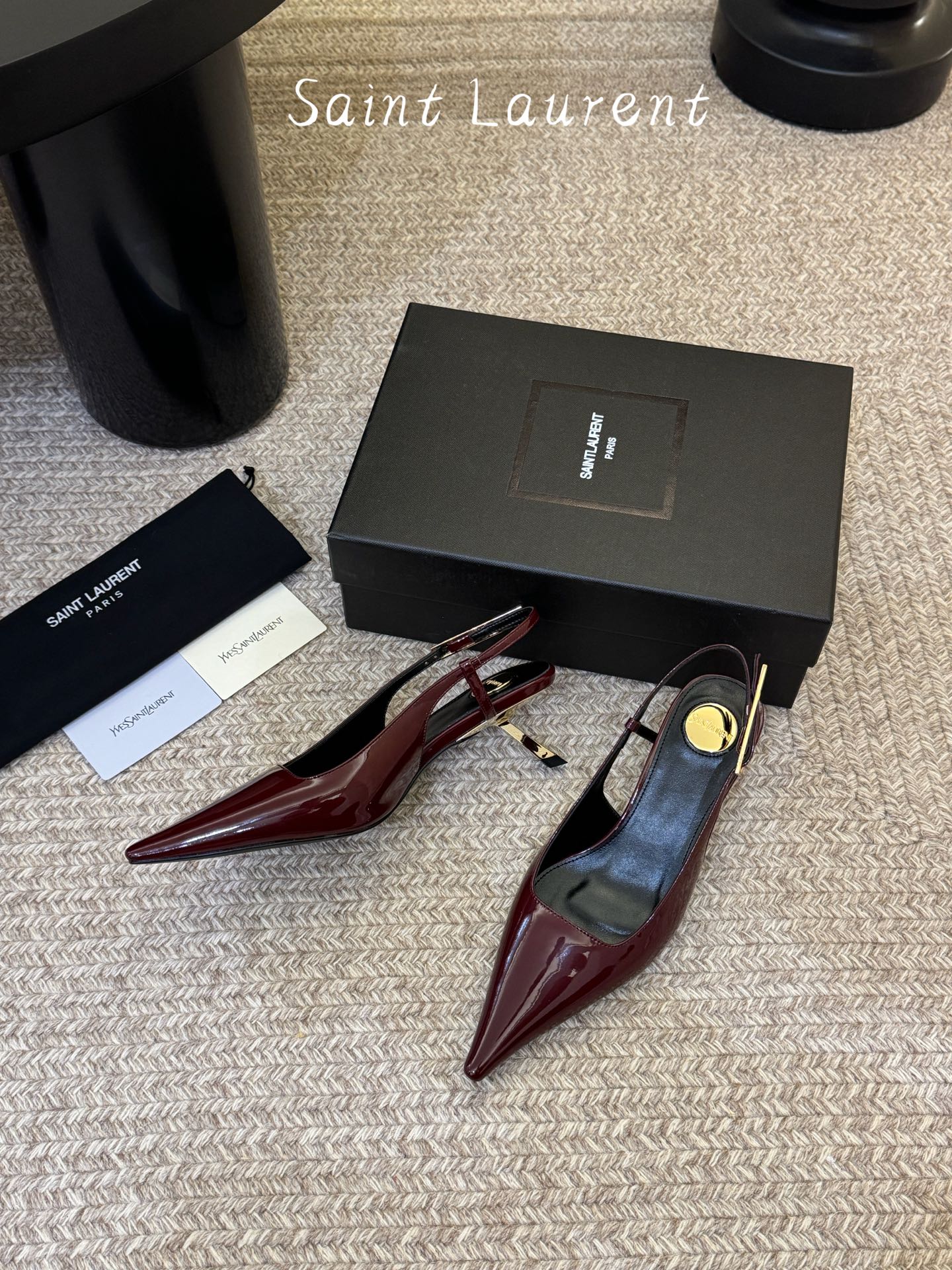 saint laurent 26ss ysl 尖头后空高跟鞋单鞋上脚特别稳，超跟脚，放心入！鞋跟是重新开