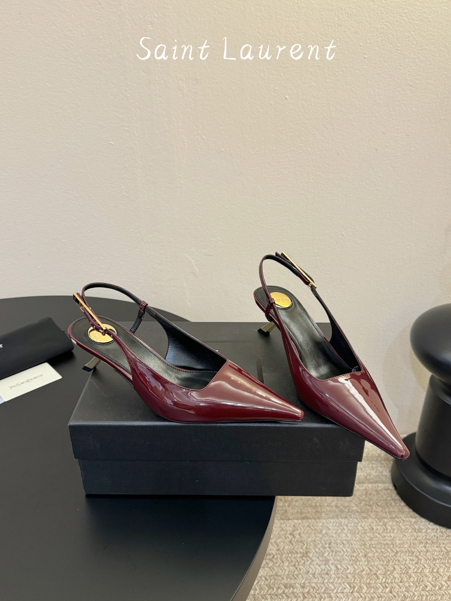 saint laurent 26ss ysl 尖头后空高跟鞋单鞋上脚特别稳，超跟脚，放心入！鞋跟是重新开