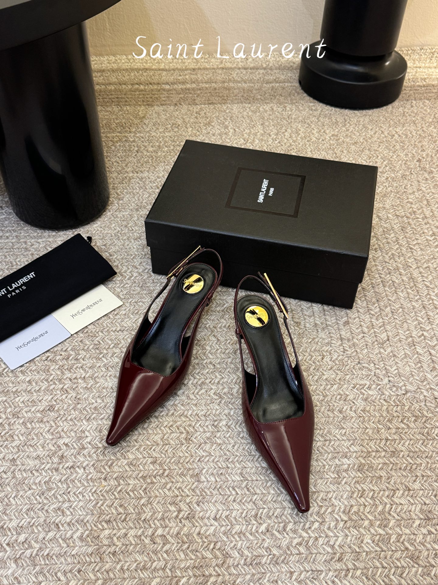 saint laurent 26ss ysl 尖头后空高跟鞋单鞋上脚特别稳，超跟脚，放心入！鞋跟是重新开