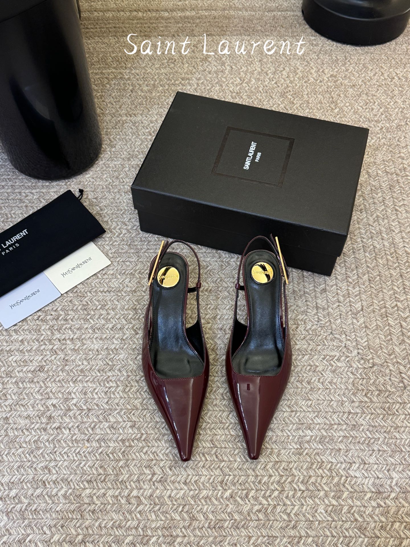 saint laurent 26ss ysl 尖头后空高跟鞋单鞋上脚特别稳，超跟脚，放心入！鞋跟是重新开