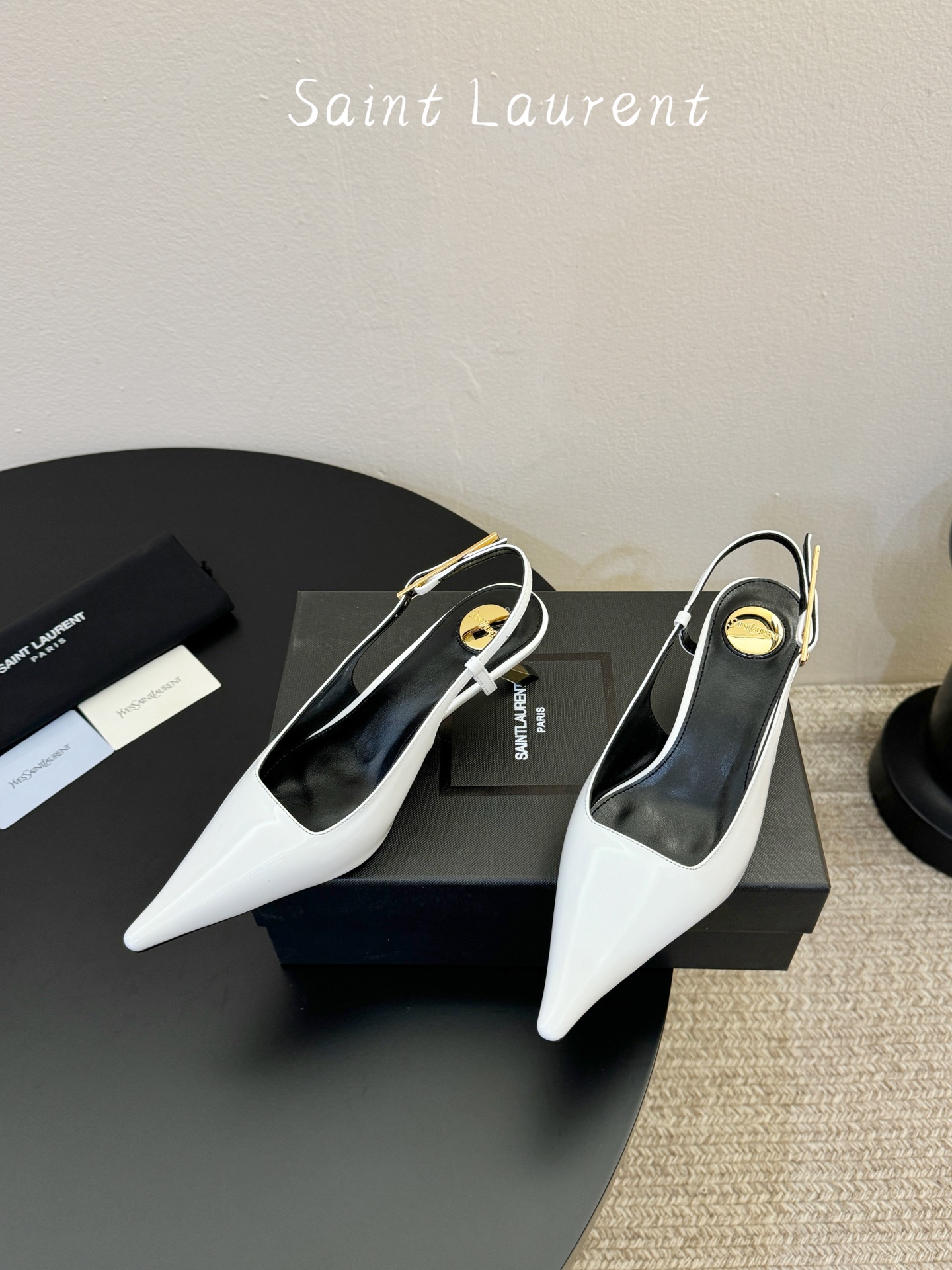 saint laurent 26ss ysl 尖头后空高跟鞋单鞋上脚特别稳，超跟脚，放心入！鞋跟是重新开