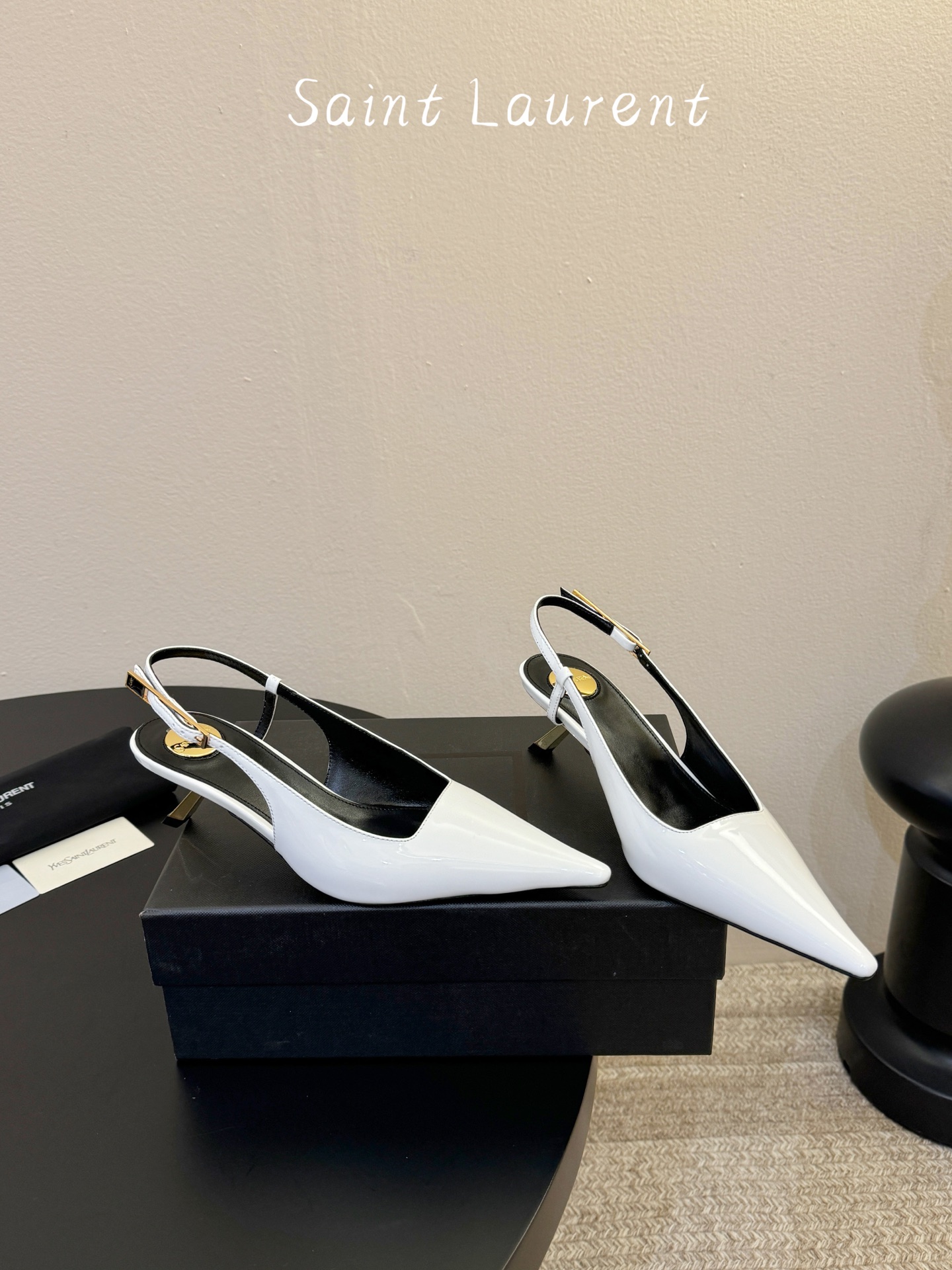 saint laurent 26ss ysl 尖头后空高跟鞋单鞋上脚特别稳，超跟脚，放心入！鞋跟是重新开