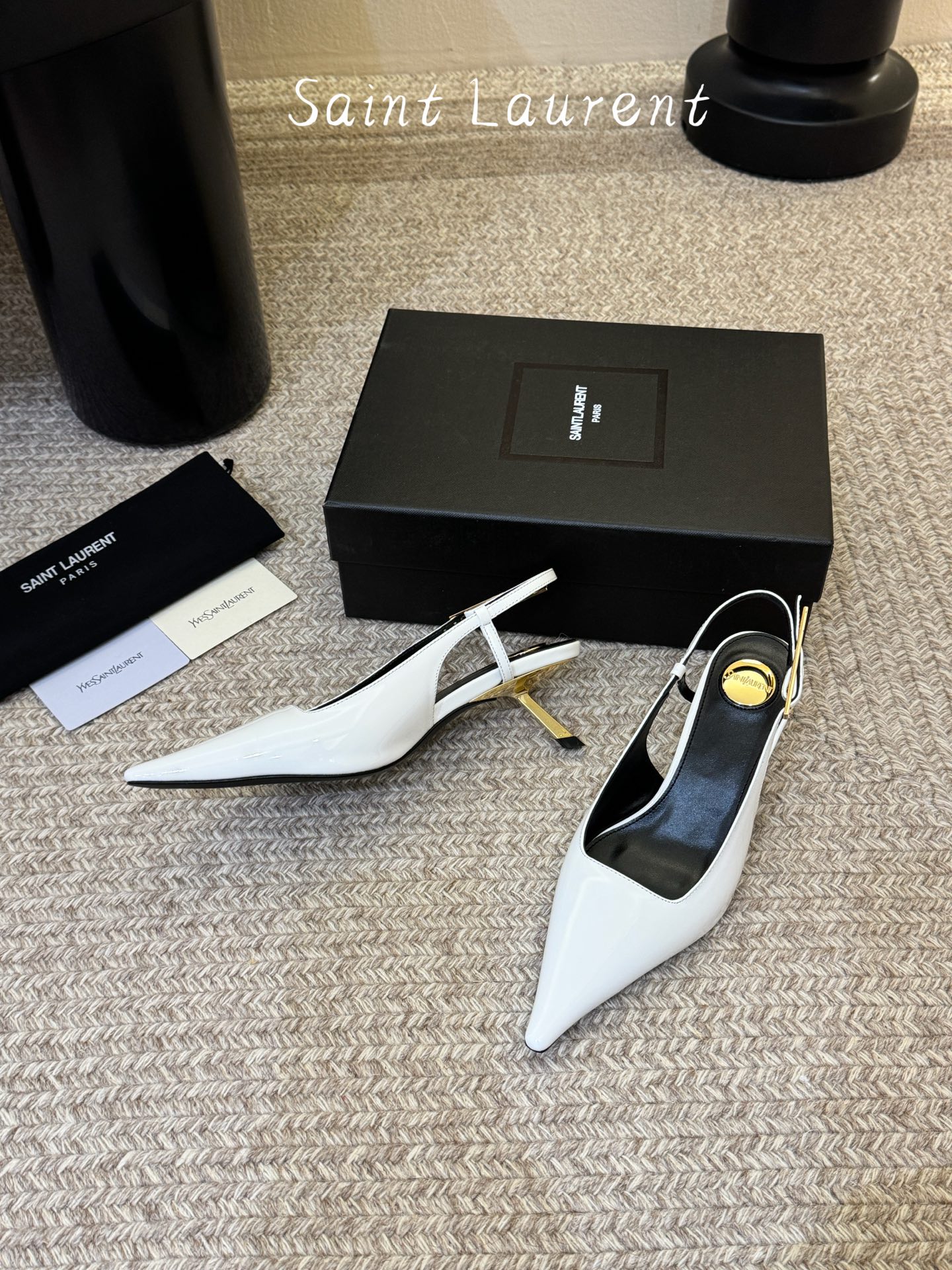 saint laurent 26ss ysl 尖头后空高跟鞋单鞋上脚特别稳，超跟脚，放心入！鞋跟是重新开