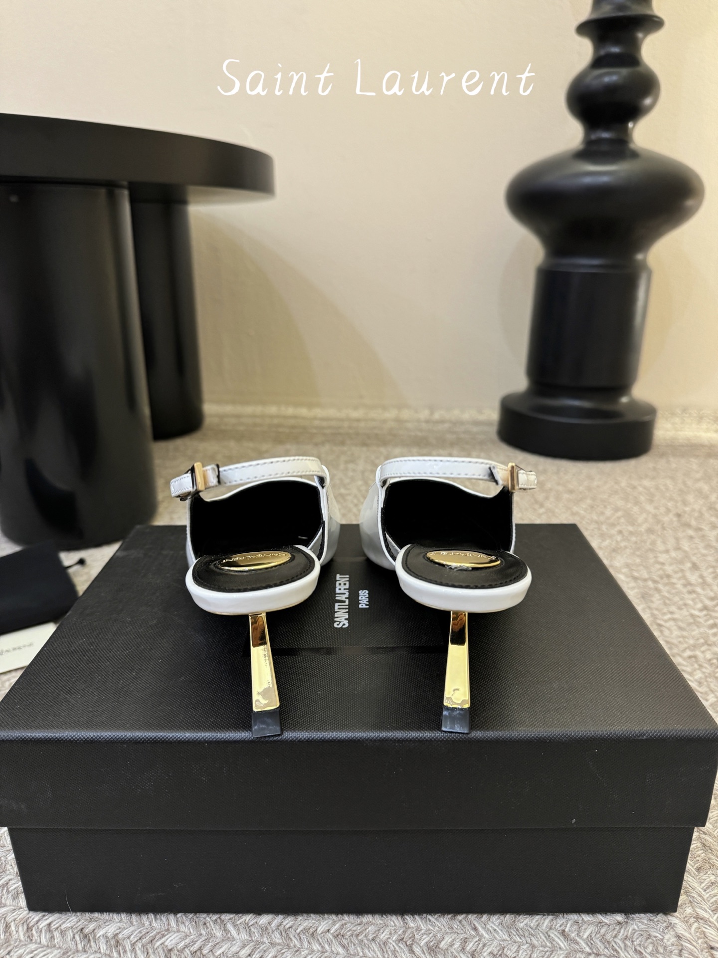 saint laurent 26ss ysl 尖头后空高跟鞋单鞋上脚特别稳，超跟脚，放心入！鞋跟是重新开