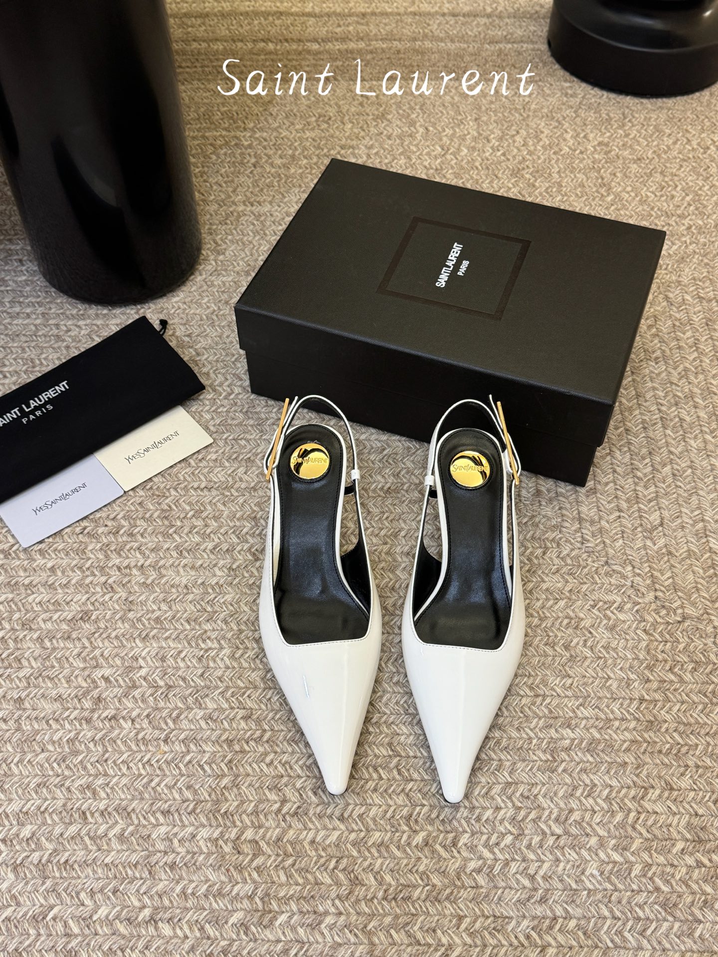 saint laurent 26ss ysl 尖头后空高跟鞋单鞋上脚特别稳，超跟脚，放心入！鞋跟是重新开