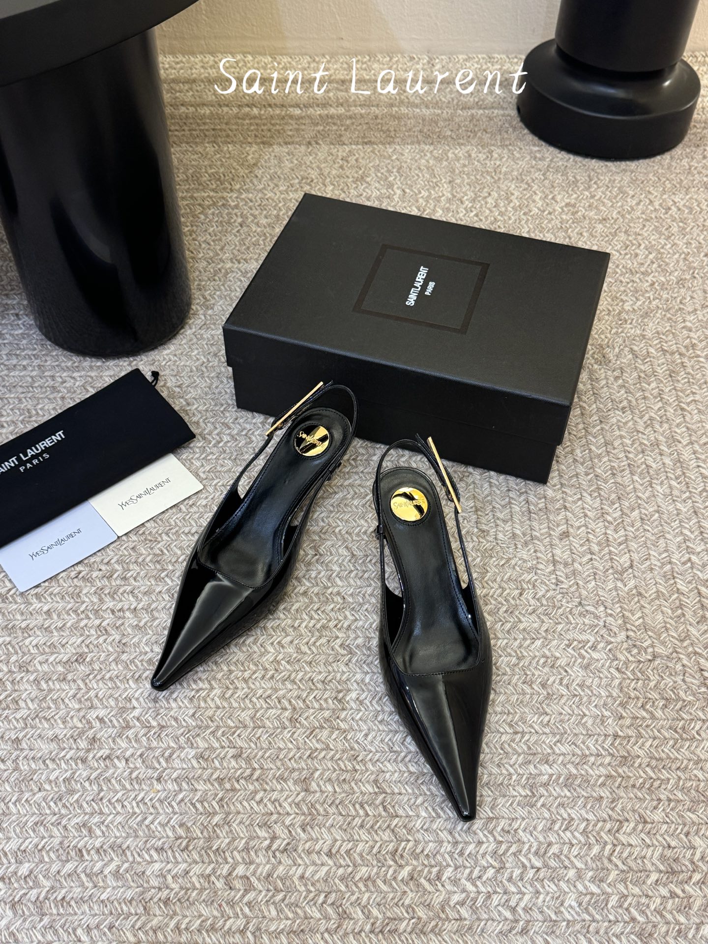 saint laurent 26ss ysl 尖头后空高跟鞋单鞋上脚特别稳，超跟脚，放心入！鞋跟是重新开