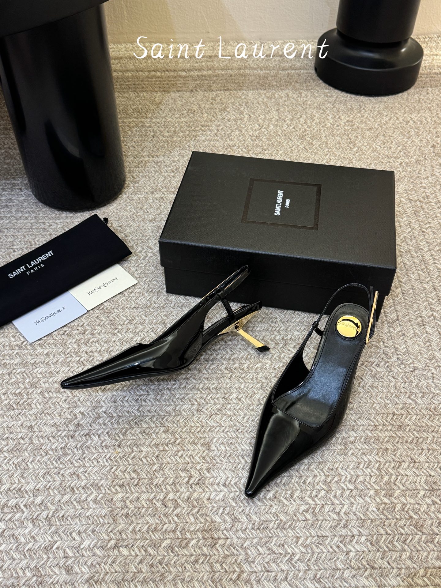 saint laurent 26ss ysl 尖头后空高跟鞋单鞋上脚特别稳，超跟脚，放心入！鞋跟是重新开