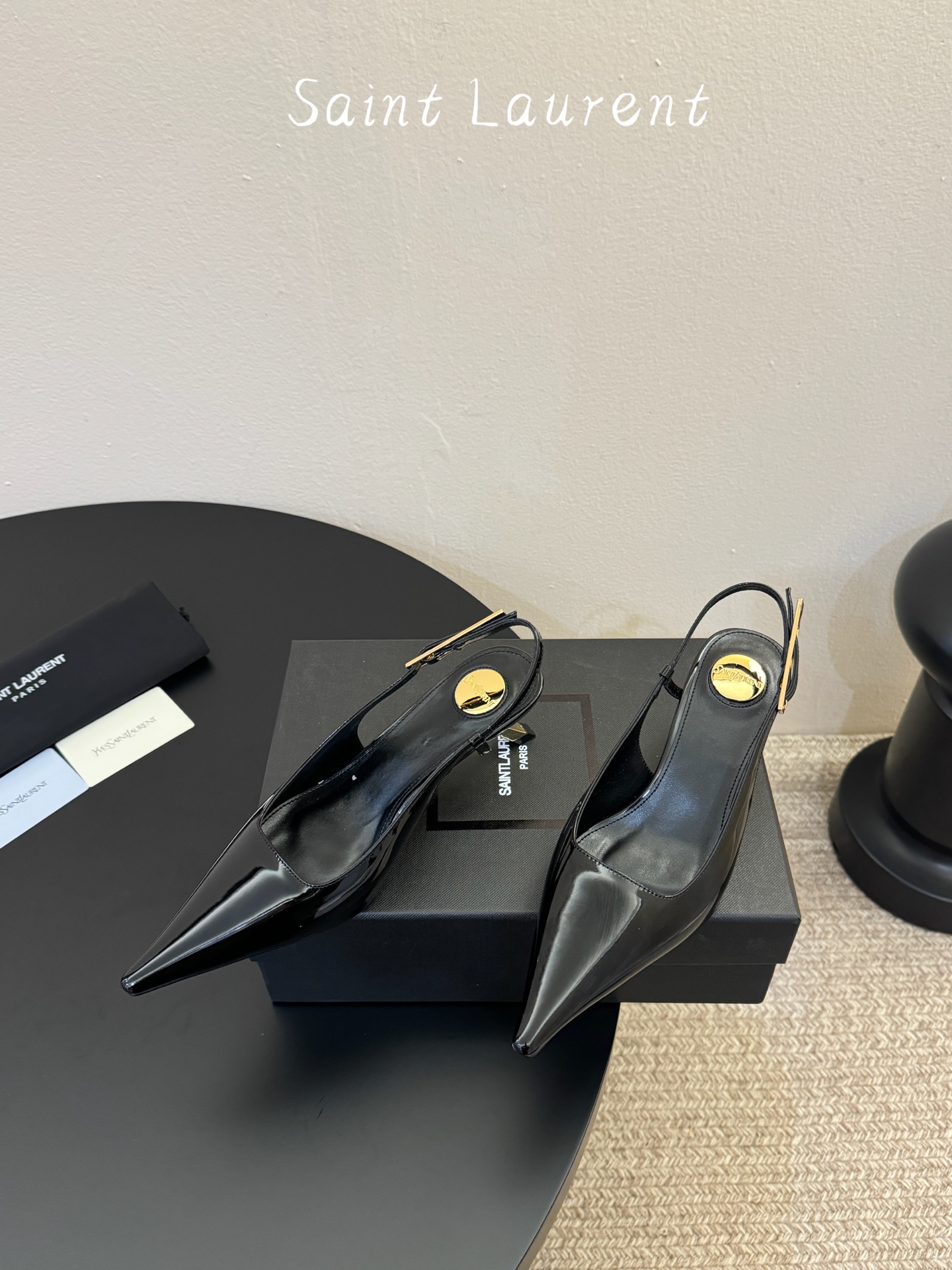 saint laurent 26ss ysl 尖头后空高跟鞋单鞋上脚特别稳，超跟脚，放心入！鞋跟是重新开