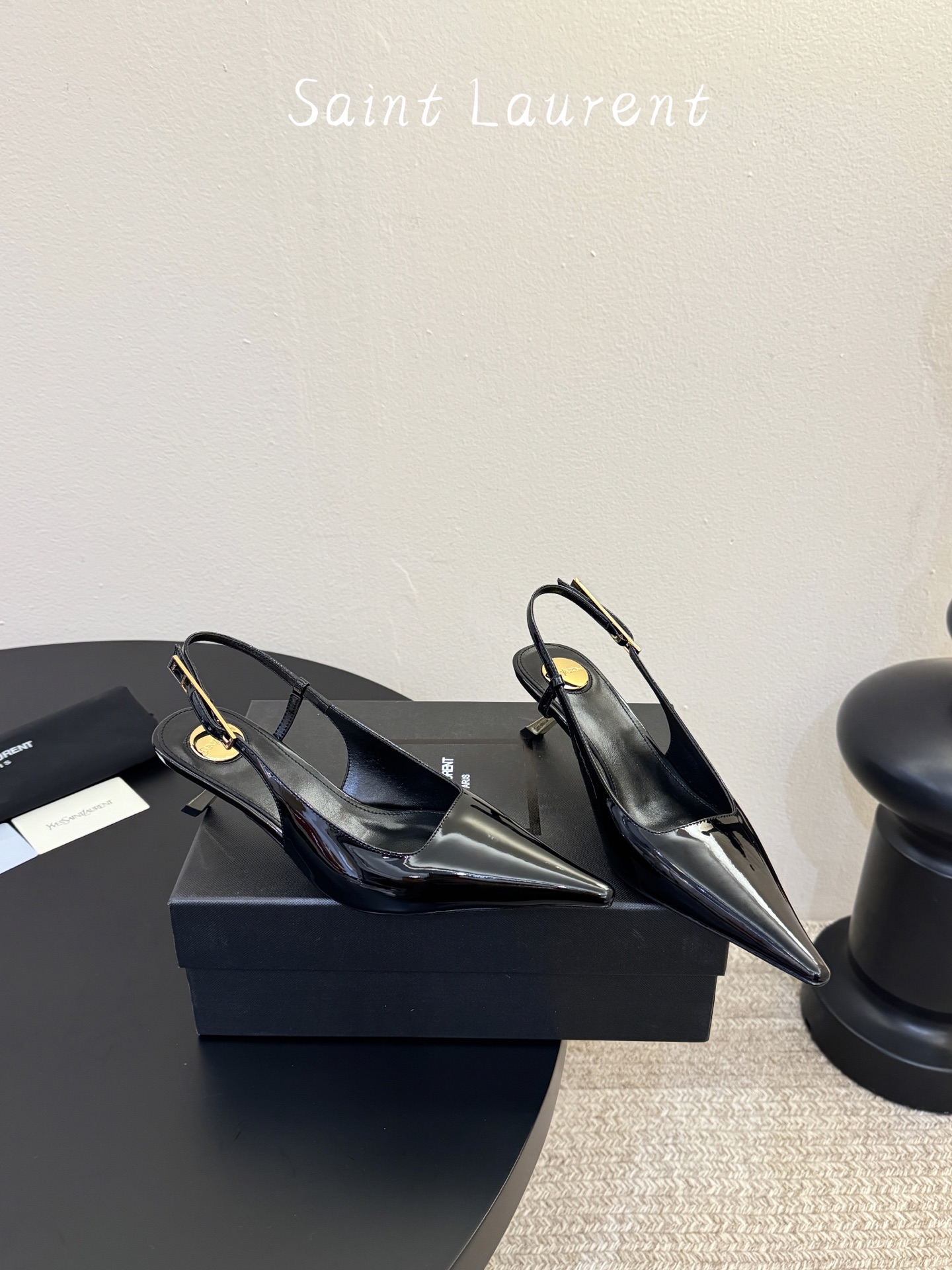 saint laurent 26ss ysl 尖头后空高跟鞋单鞋上脚特别稳，超跟脚，放心入！鞋跟是重新开