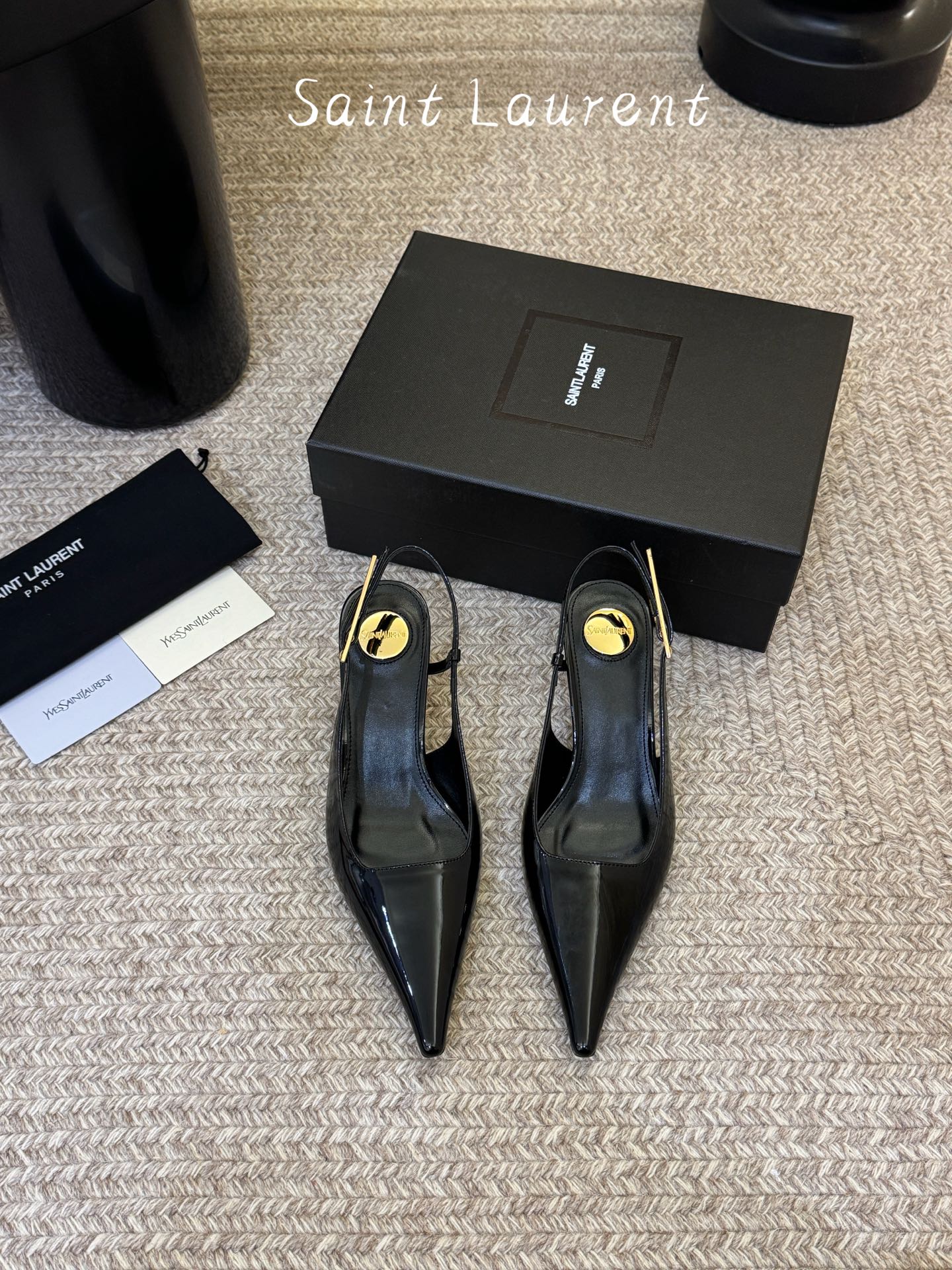 saint laurent 26ss ysl 尖头后空高跟鞋单鞋上脚特别稳，超跟脚，放心入！鞋跟是重新开