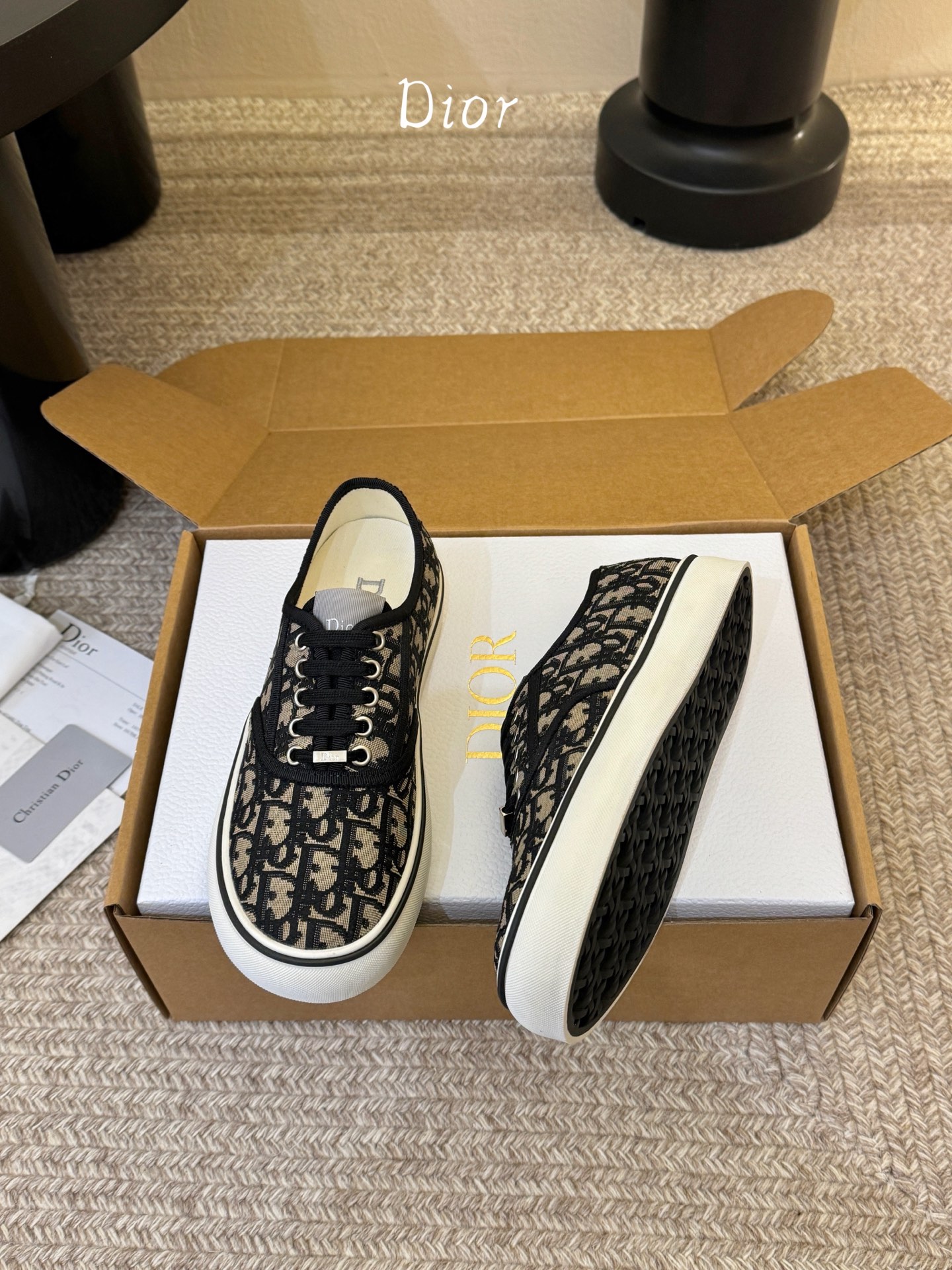 Dior迪奥2026Walk‘n系列 老花 刺绣 帆布鞋 休闲运动鞋原版购入开发 做货 这款 Walk’