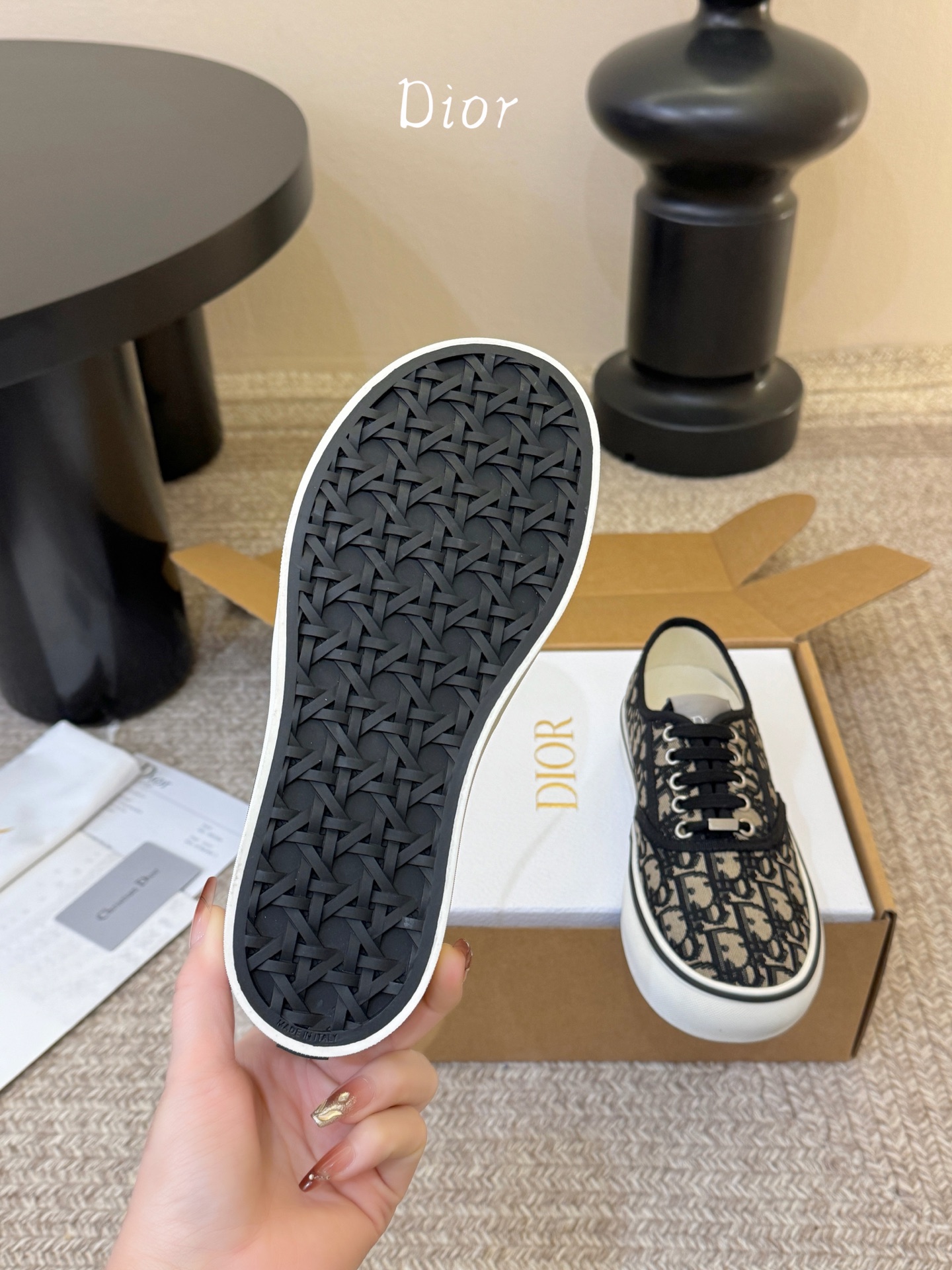 Dior迪奥2026Walk‘n系列 老花 刺绣 帆布鞋 休闲运动鞋原版购入开发 做货 这款 Walk’