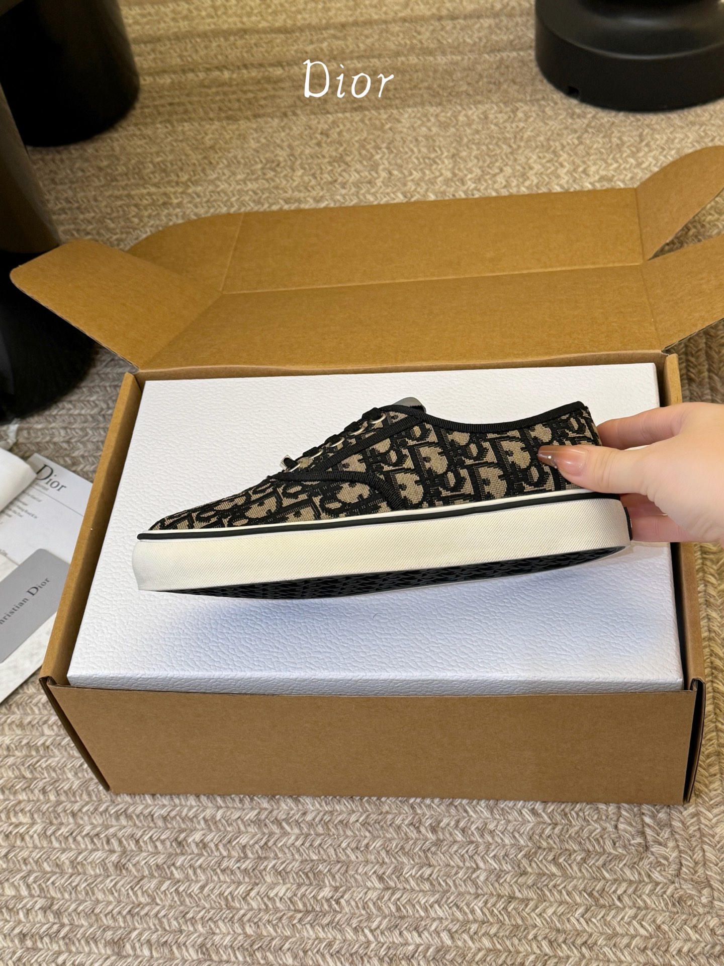 Dior迪奥2026Walk‘n系列 老花 刺绣 帆布鞋 休闲运动鞋原版购入开发 做货 这款 Walk’