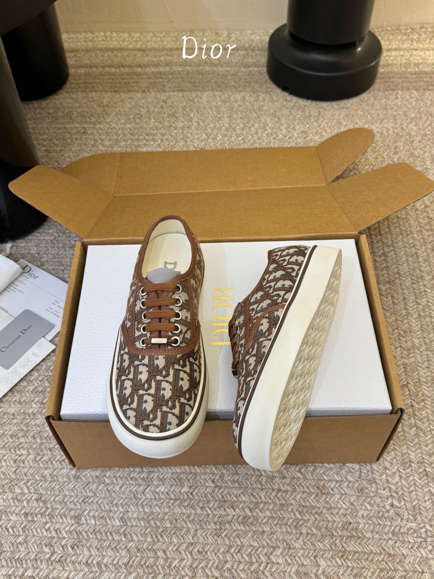 Dior迪奥2026Walk‘n系列 老花 刺绣 帆布鞋 休闲运动鞋原版购入开发 做货 这款 Walk’