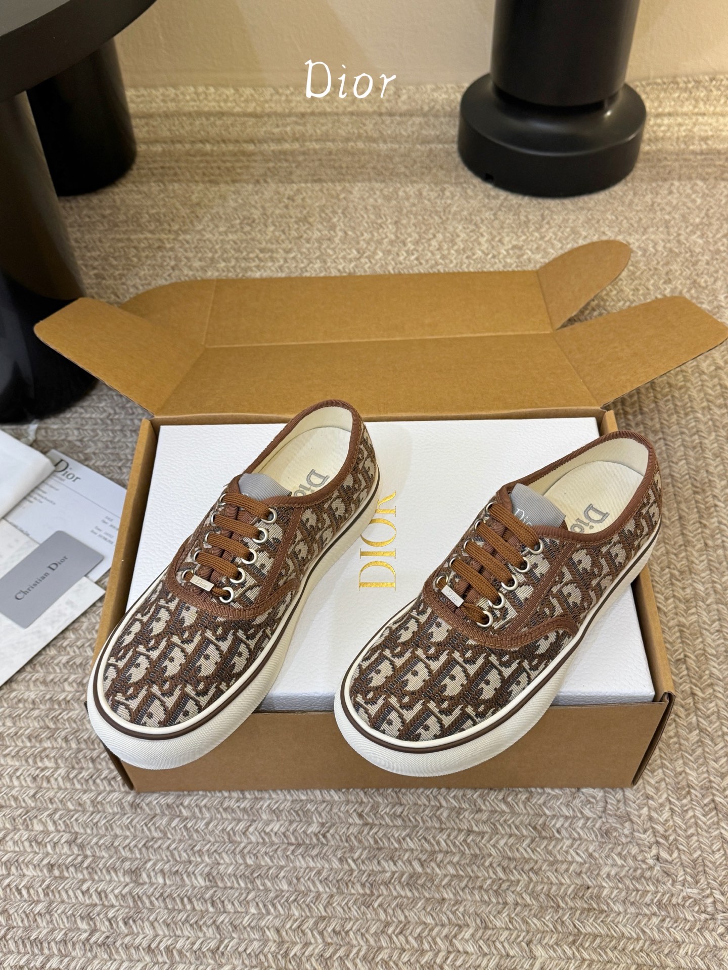 Dior迪奥2026Walk‘n系列 老花 刺绣 帆布鞋 休闲运动鞋原版购入开发 做货 这款 Walk’