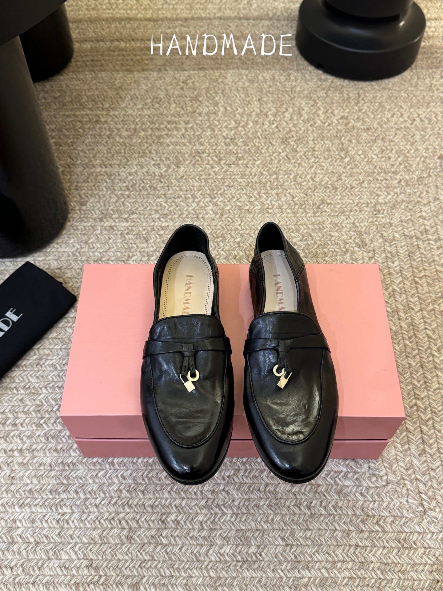 顶级HANDMADE独家新品最高版本买手代购1:1完美复刻 平底凉鞋单鞋原版开模真皮鞋底 原版套楦鞋型很