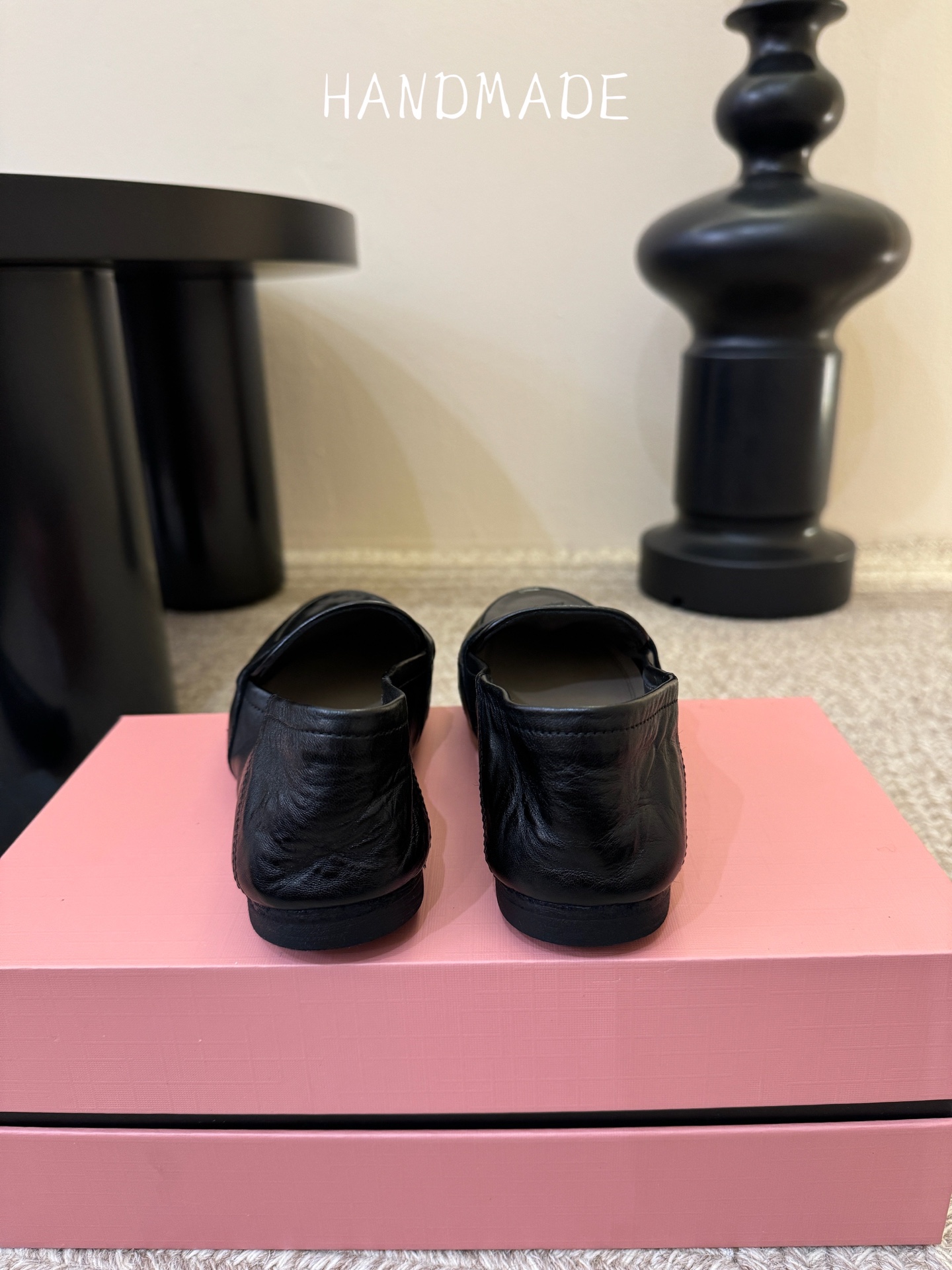 顶级HANDMADE独家新品最高版本买手代购1:1完美复刻 平底凉鞋单鞋原版开模真皮鞋底 原版套楦鞋型很