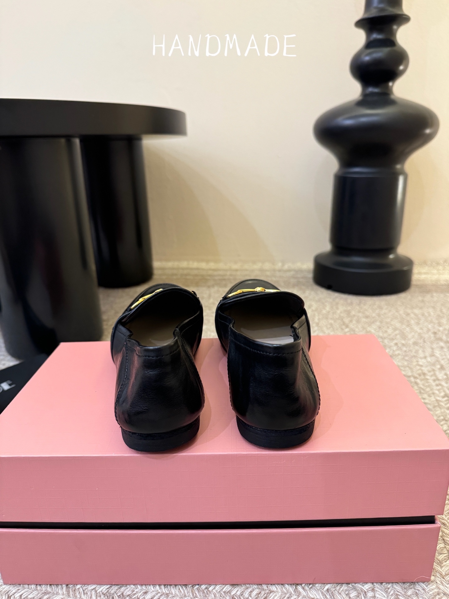 顶级HANDMADE独家新品最高版本买手代购1:1完美复刻 平底凉鞋单鞋原版开模真皮鞋底 原版套楦鞋型很