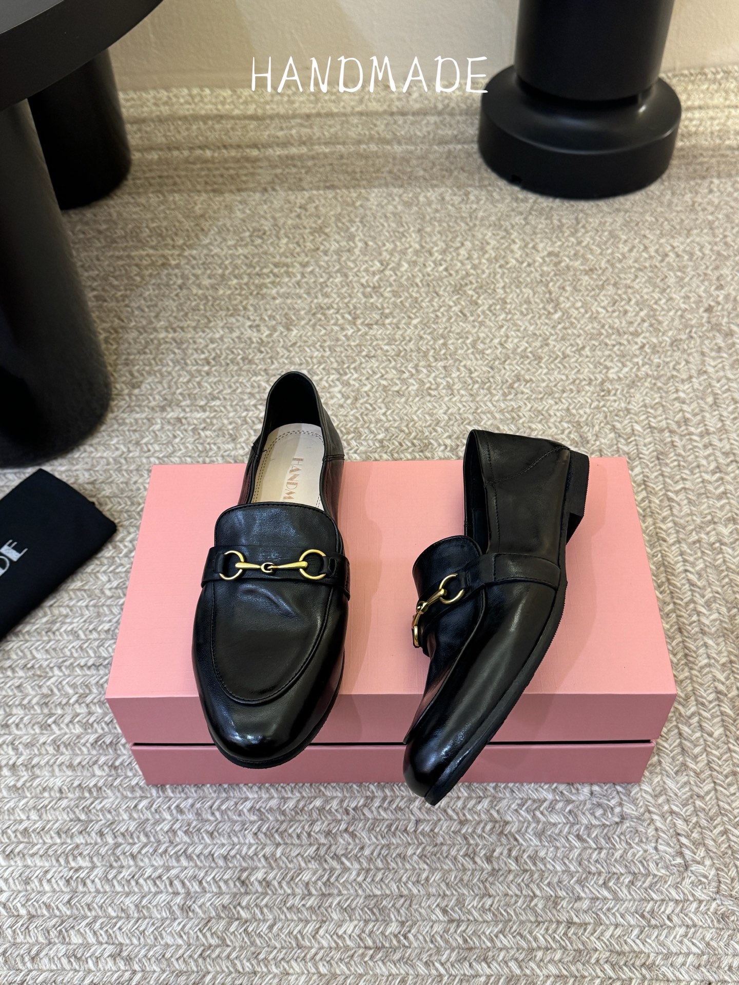 顶级HANDMADE独家新品最高版本买手代购1:1完美复刻 平底凉鞋单鞋原版开模真皮鞋底 原版套楦鞋型很