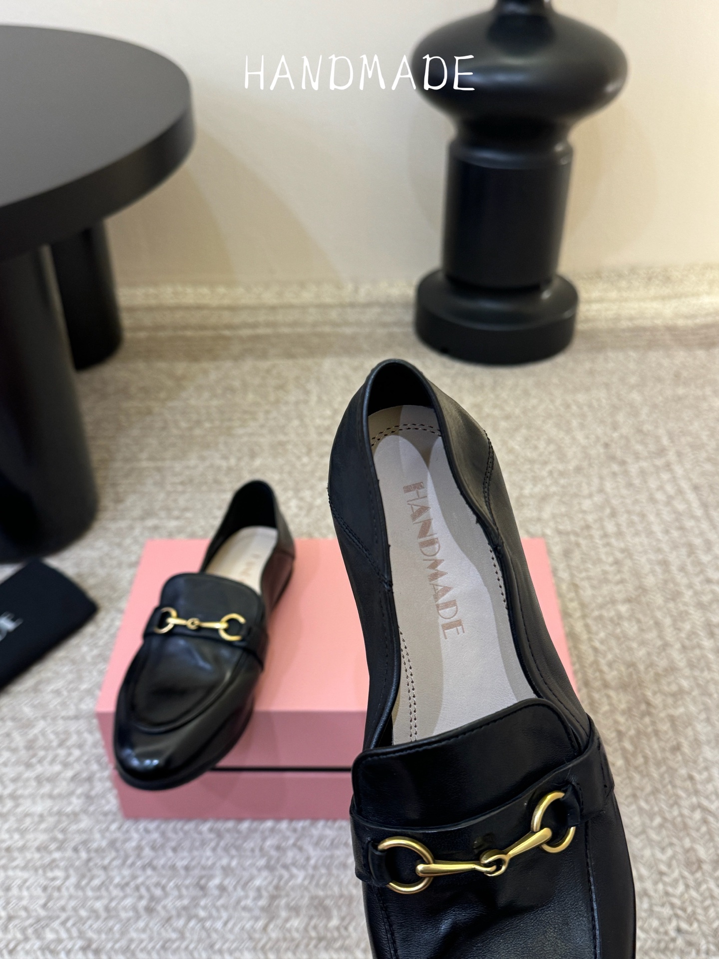 顶级HANDMADE独家新品最高版本买手代购1:1完美复刻 平底凉鞋单鞋原版开模真皮鞋底 原版套楦鞋型很