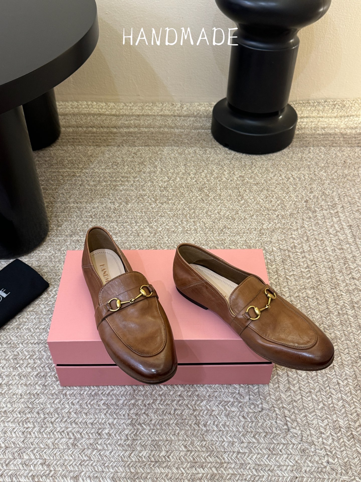 顶级HANDMADE独家新品最高版本买手代购1:1完美复刻 平底凉鞋单鞋原版开模真皮鞋底 原版套楦鞋型很