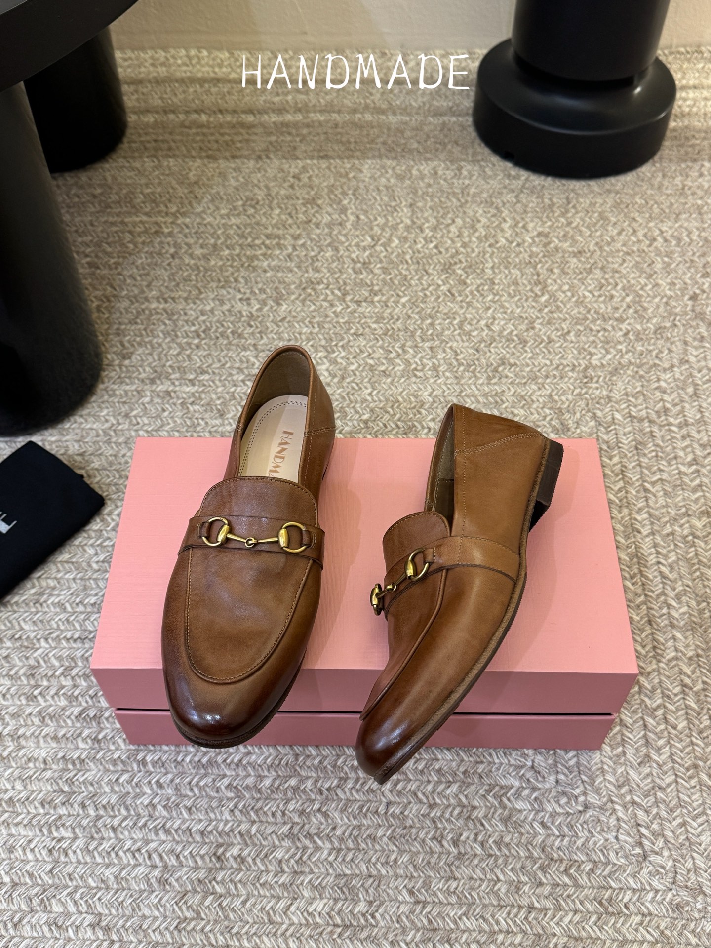 顶级HANDMADE独家新品最高版本买手代购1:1完美复刻 平底凉鞋单鞋原版开模真皮鞋底 原版套楦鞋型很