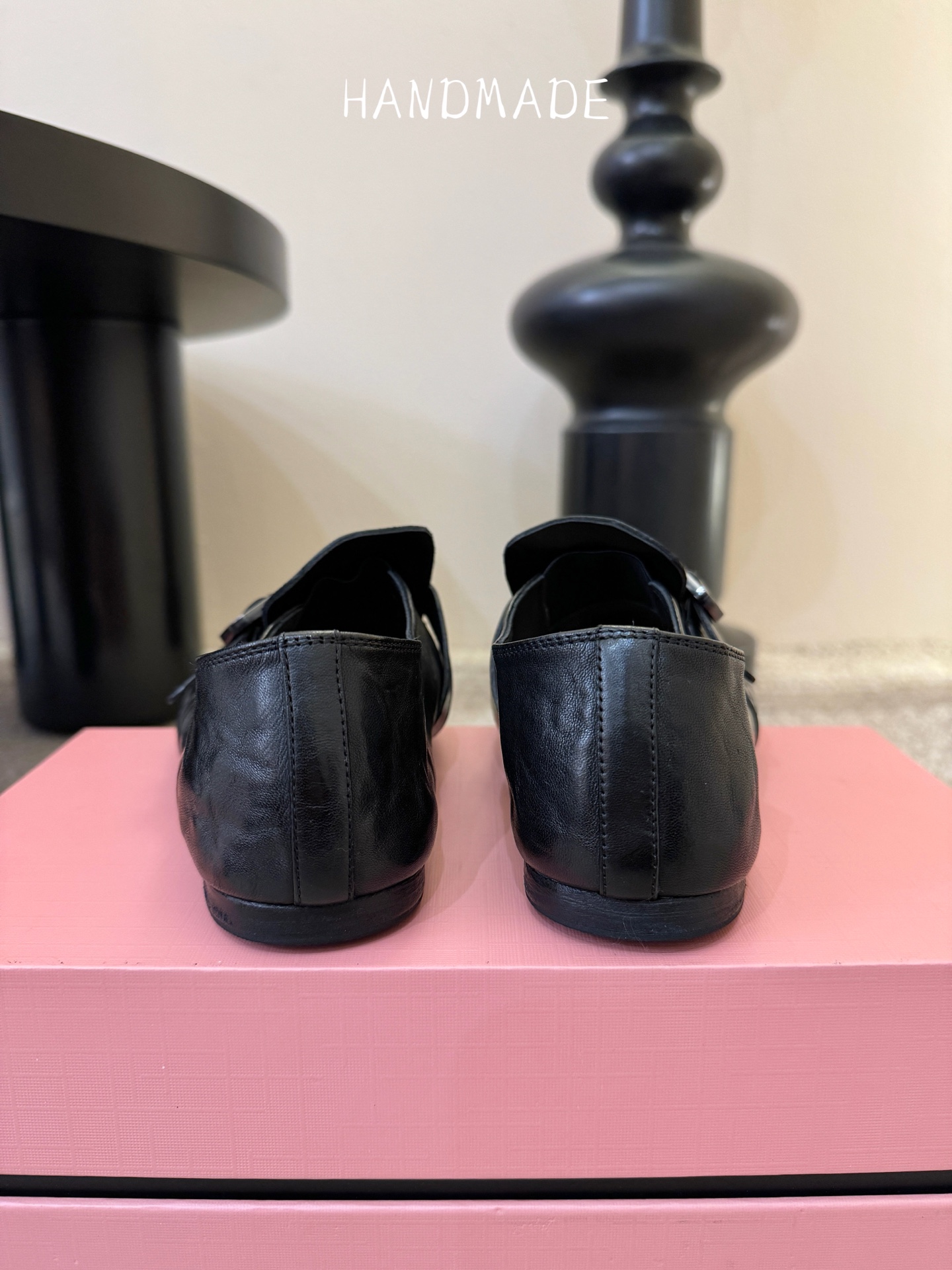 顶级HANDMADE独家新品最高版本买手代购1:1完美复刻 平底凉鞋单鞋原版开模真皮鞋底 原版套楦鞋型很