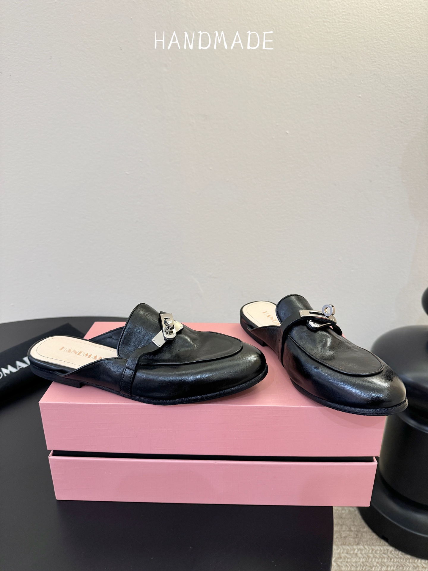 顶级HANDMADE独家新品最高版本买手代购1:1完美复刻 平底凉鞋单鞋原版开模真皮鞋底 原版套楦鞋型很