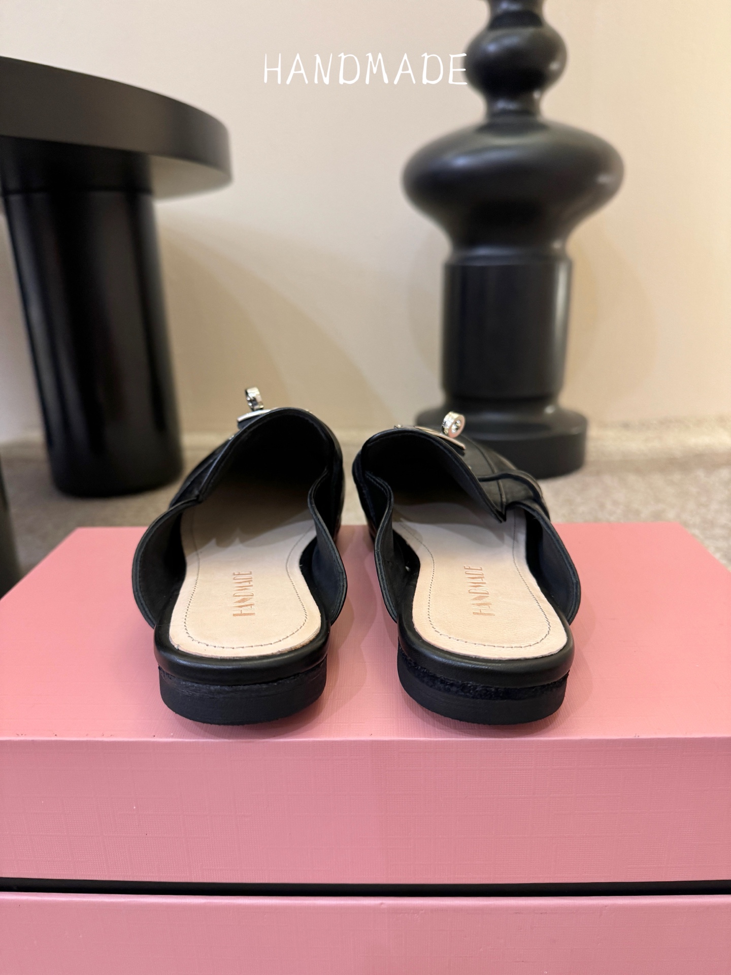 顶级HANDMADE独家新品最高版本买手代购1:1完美复刻 平底凉鞋单鞋原版开模真皮鞋底 原版套楦鞋型很