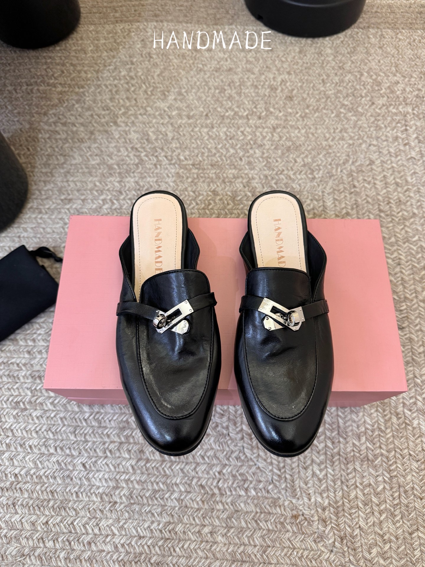 顶级HANDMADE独家新品最高版本买手代购1:1完美复刻 平底凉鞋单鞋原版开模真皮鞋底 原版套楦鞋型很