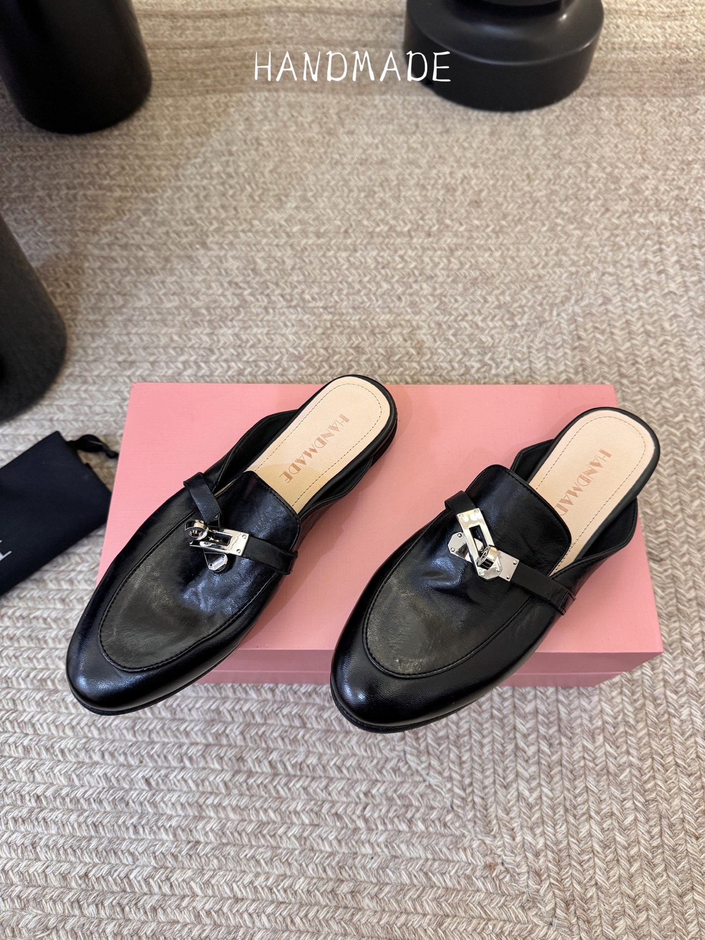 顶级HANDMADE独家新品最高版本买手代购1:1完美复刻 平底凉鞋单鞋原版开模真皮鞋底 原版套楦鞋型很