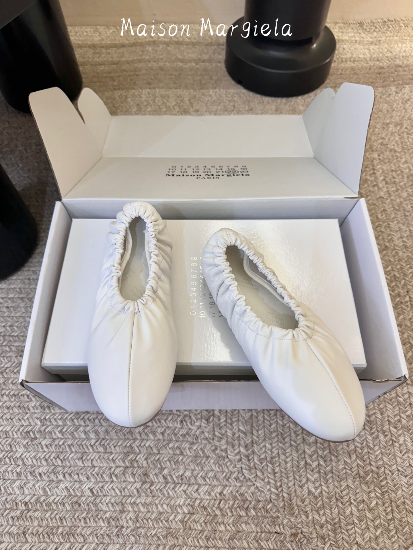Maison Margiel*26ss早春新款芭蕾平底鞋褶皱包裹设计，不挑脚型，穿上就不想脱下来，分趾鞋