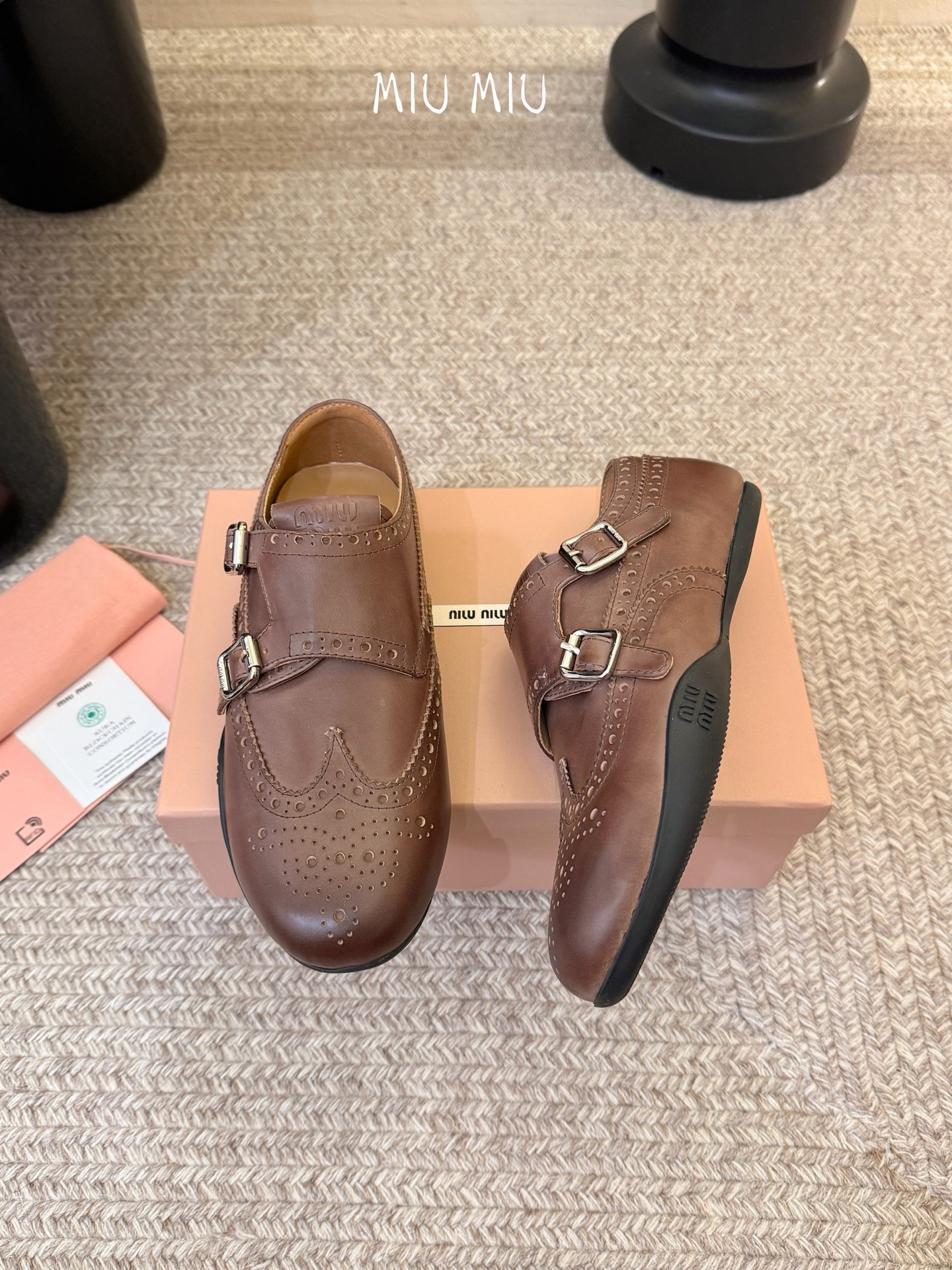 G261所见即所得顶级品质Miu Mi* 25FW deck shoes 麂皮玛丽珍小皮鞋乐福鞋mium