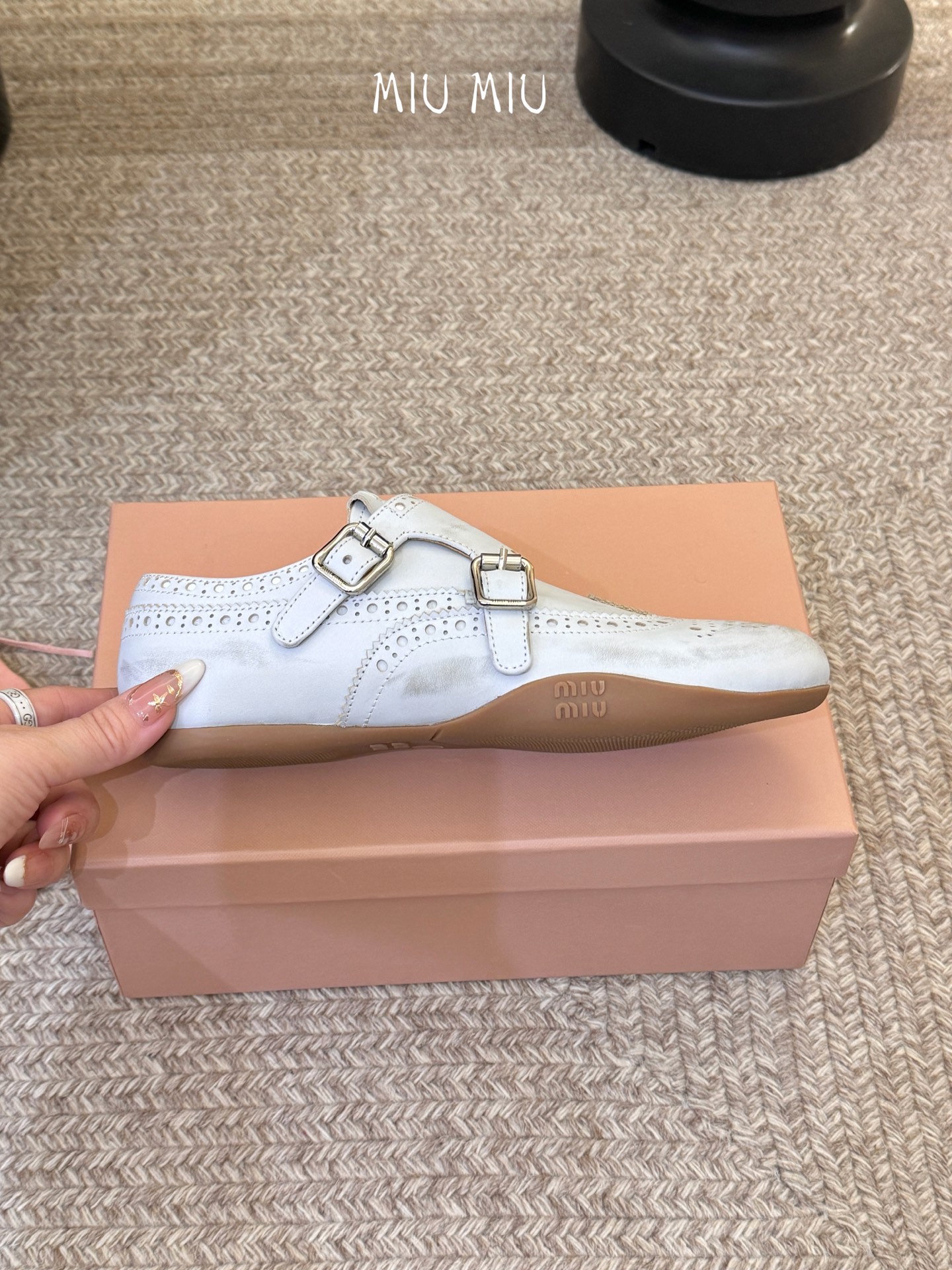 G261所见即所得顶级品质Miu Mi* 25FW deck shoes 麂皮玛丽珍小皮鞋乐福鞋mium