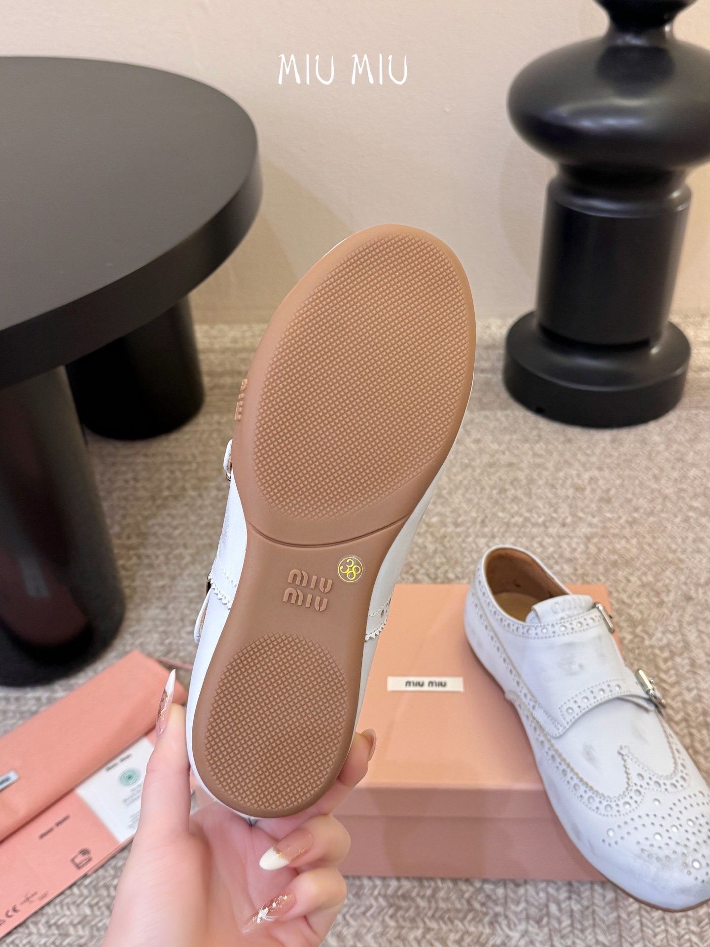 G261所见即所得顶级品质Miu Mi* 25FW deck shoes 麂皮玛丽珍小皮鞋乐福鞋mium