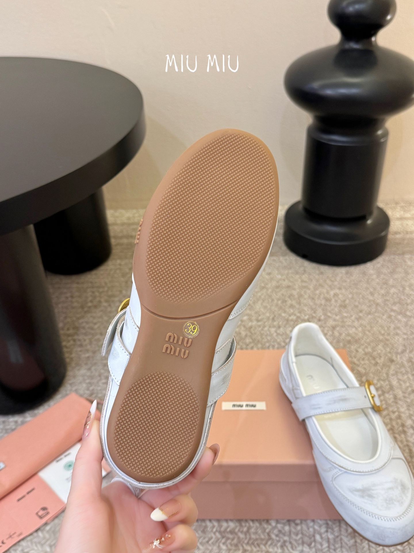 Miu Mi* deck shoes 麂皮玛丽珍小皮鞋乐福鞋miumiu家新款deck shoes也太有