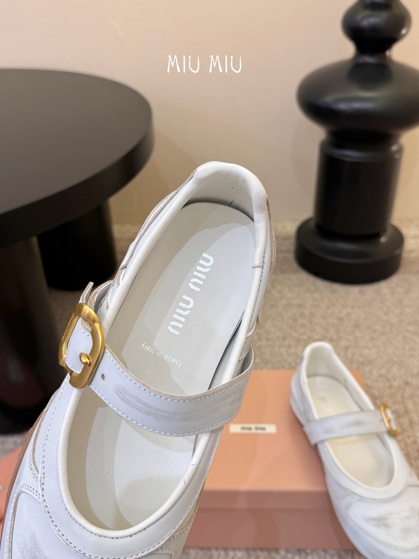 Miu Mi* deck shoes 麂皮玛丽珍小皮鞋乐福鞋miumiu家新款deck shoes也太有