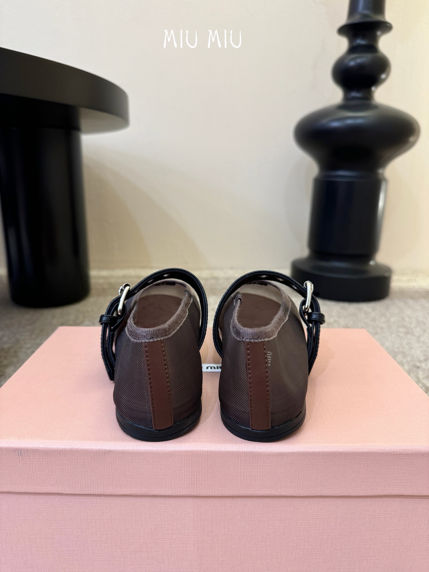 Miu Miu 镂空编织芭蕾鞋单鞋缪缪女士蝴蝶结装饰缎面芭蕾舞平底鞋独家高版 Miu Mi*春夏芭蕾网纱