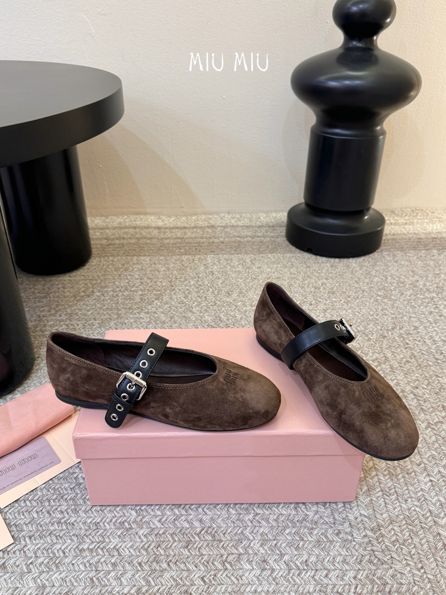 Miu Miu 镂空编织芭蕾鞋单鞋缪缪女士蝴蝶结装饰缎面芭蕾舞平底鞋独家高版 Miu Mi*春夏芭蕾网纱