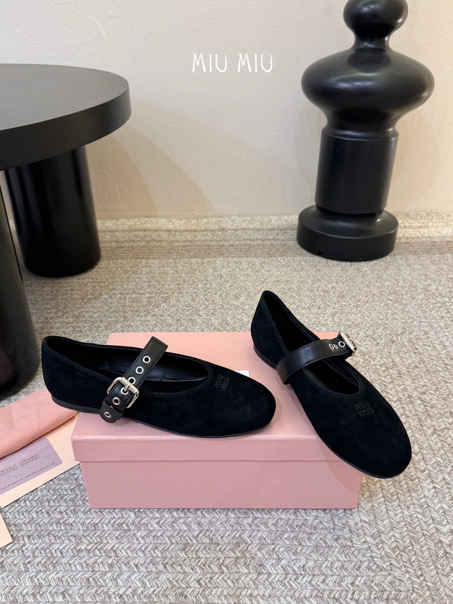 Miu Miu 镂空编织芭蕾鞋单鞋缪缪女士蝴蝶结装饰缎面芭蕾舞平底鞋独家高版 Miu Mi*春夏芭蕾网纱