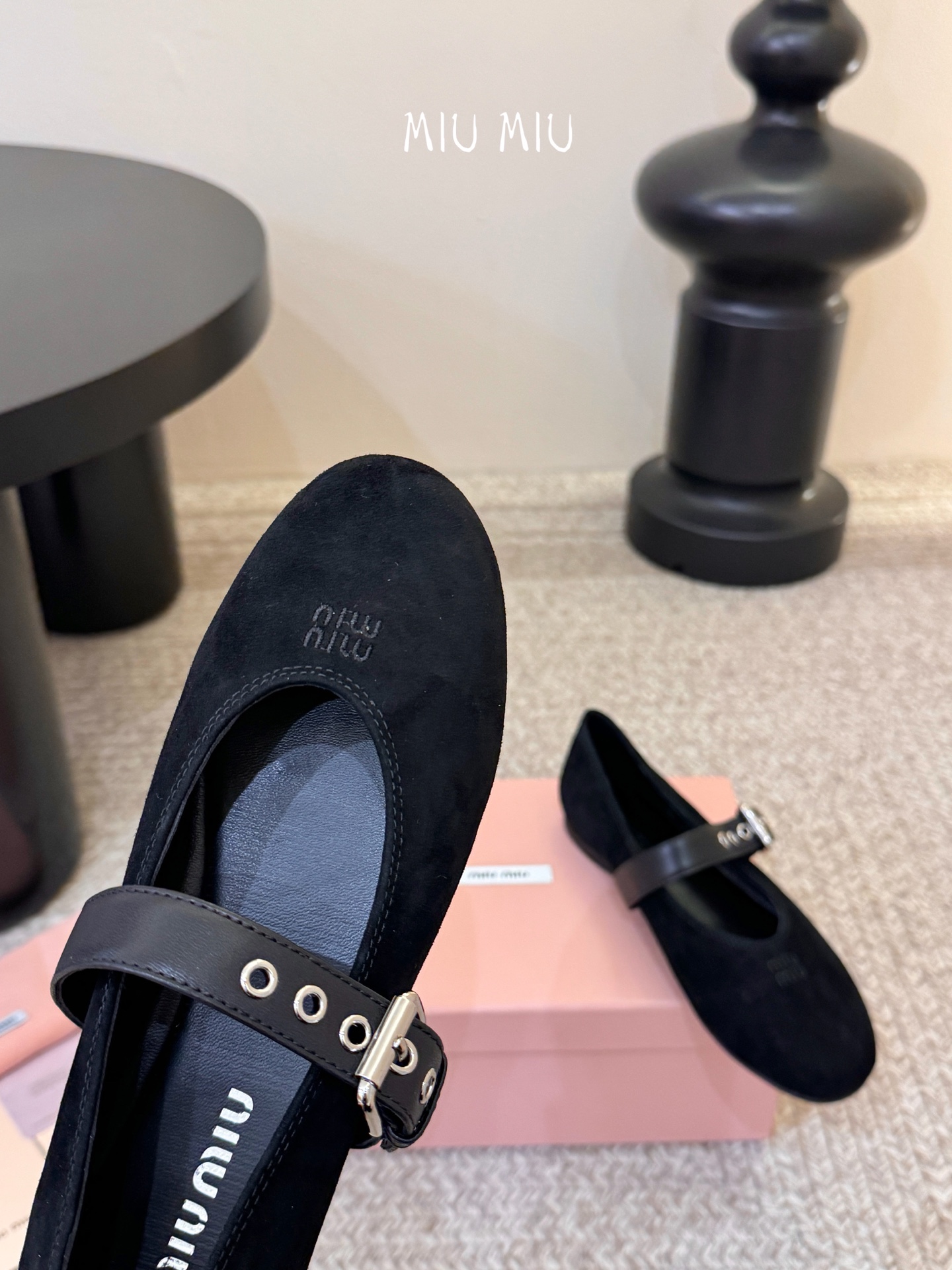 Miu Miu 镂空编织芭蕾鞋单鞋缪缪女士蝴蝶结装饰缎面芭蕾舞平底鞋独家高版 Miu Mi*春夏芭蕾网纱