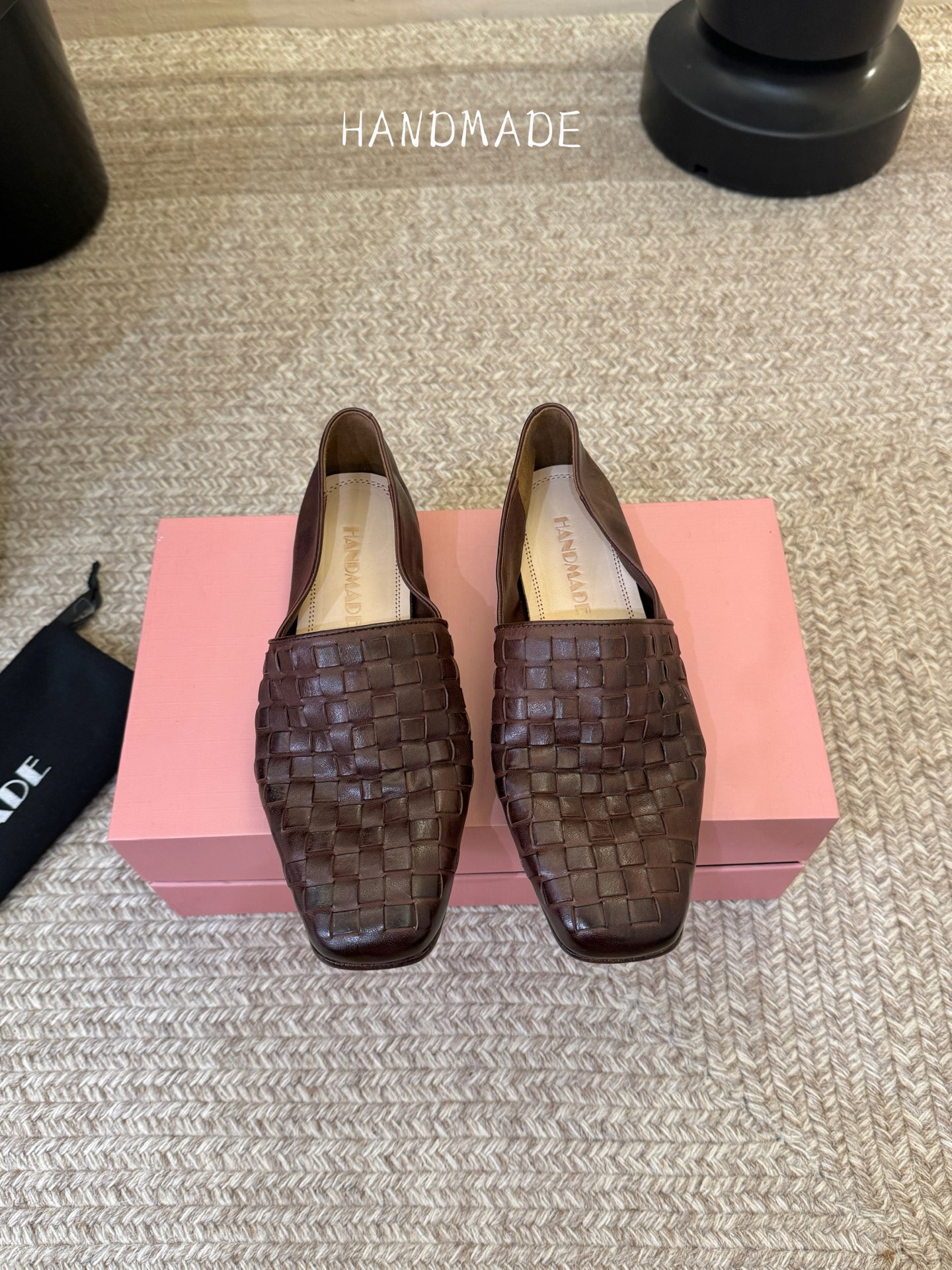 顶级 HANDMADE独家新品最高版本买手代购1:1完美复刻 平底凉鞋单鞋原版开模真皮鞋底 原版套楦鞋型