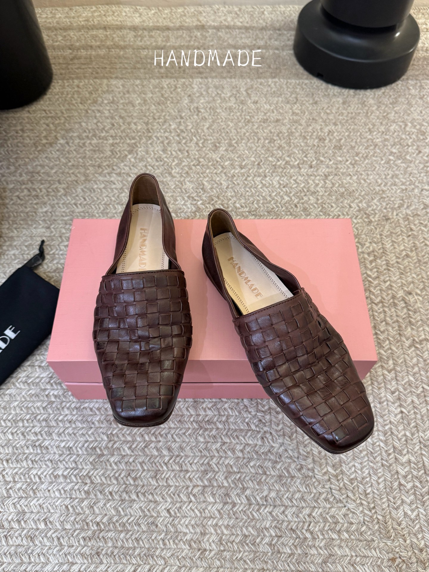 顶级 HANDMADE独家新品最高版本买手代购1:1完美复刻 平底凉鞋单鞋原版开模真皮鞋底 原版套楦鞋型