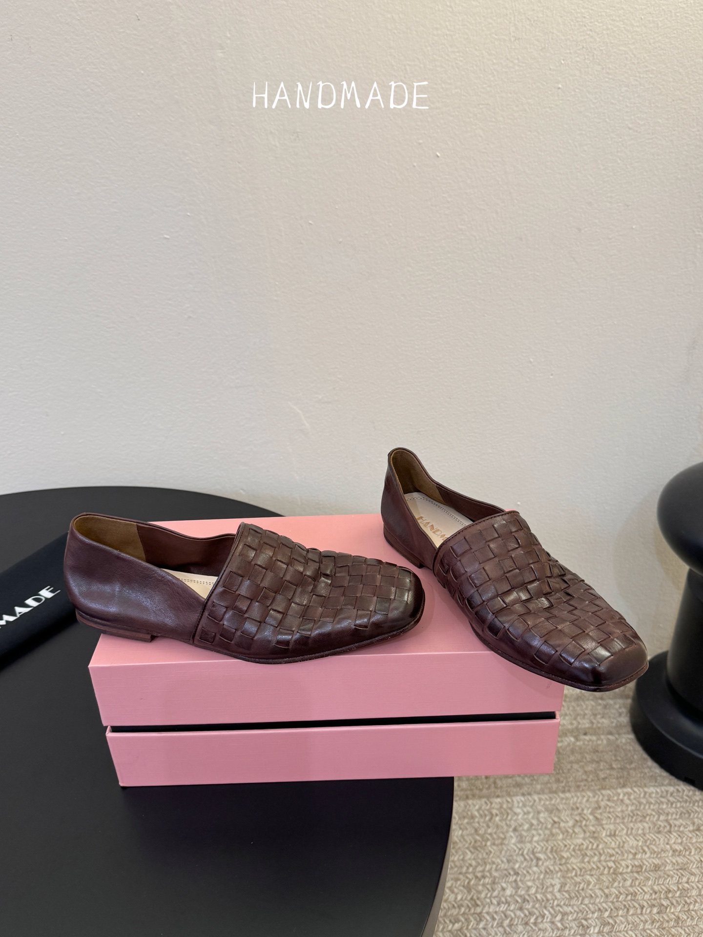 顶级 HANDMADE独家新品最高版本买手代购1:1完美复刻 平底凉鞋单鞋原版开模真皮鞋底 原版套楦鞋型