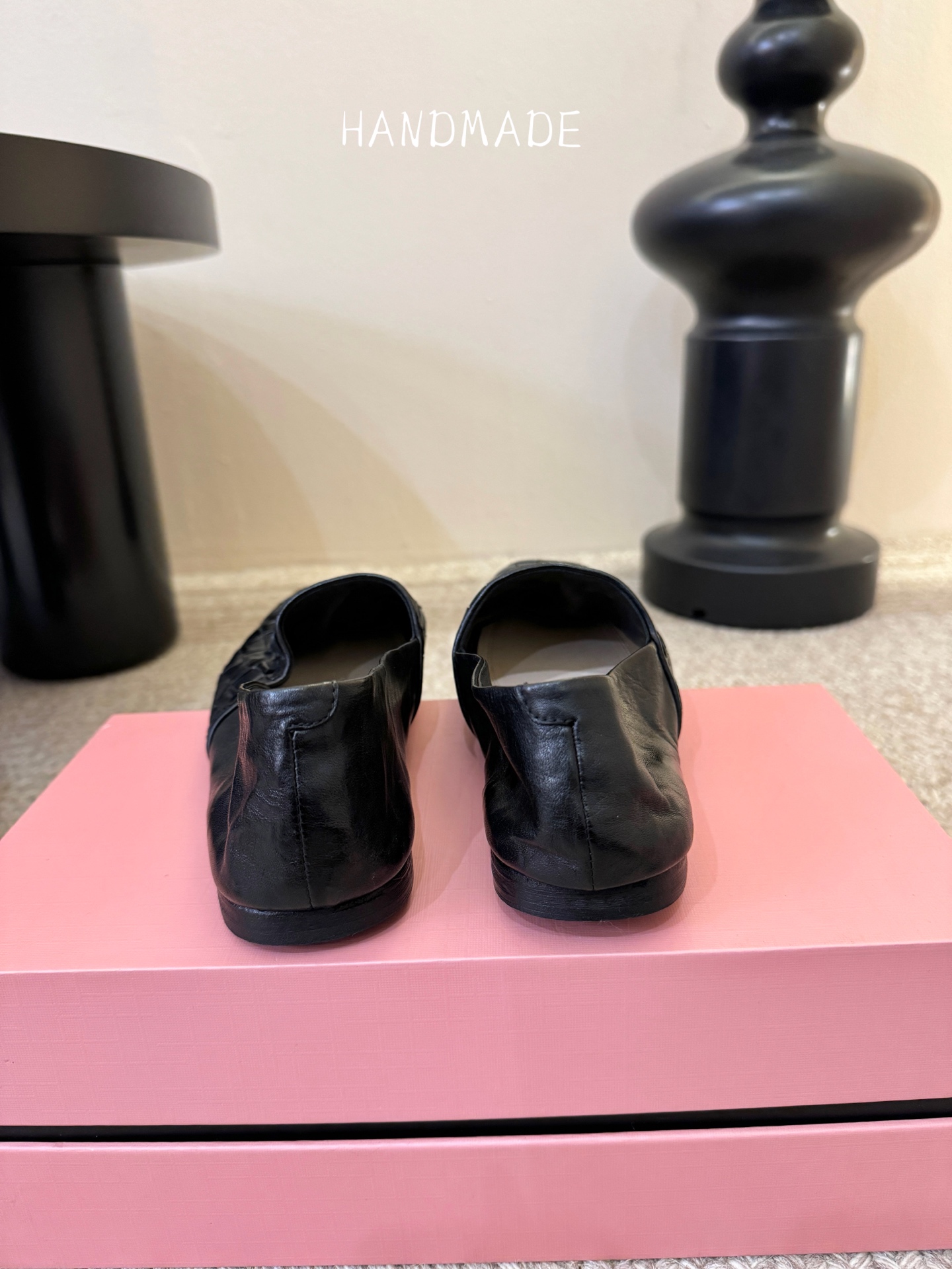 顶级 HANDMADE独家新品最高版本买手代购1:1完美复刻 平底凉鞋单鞋原版开模真皮鞋底 原版套楦鞋型